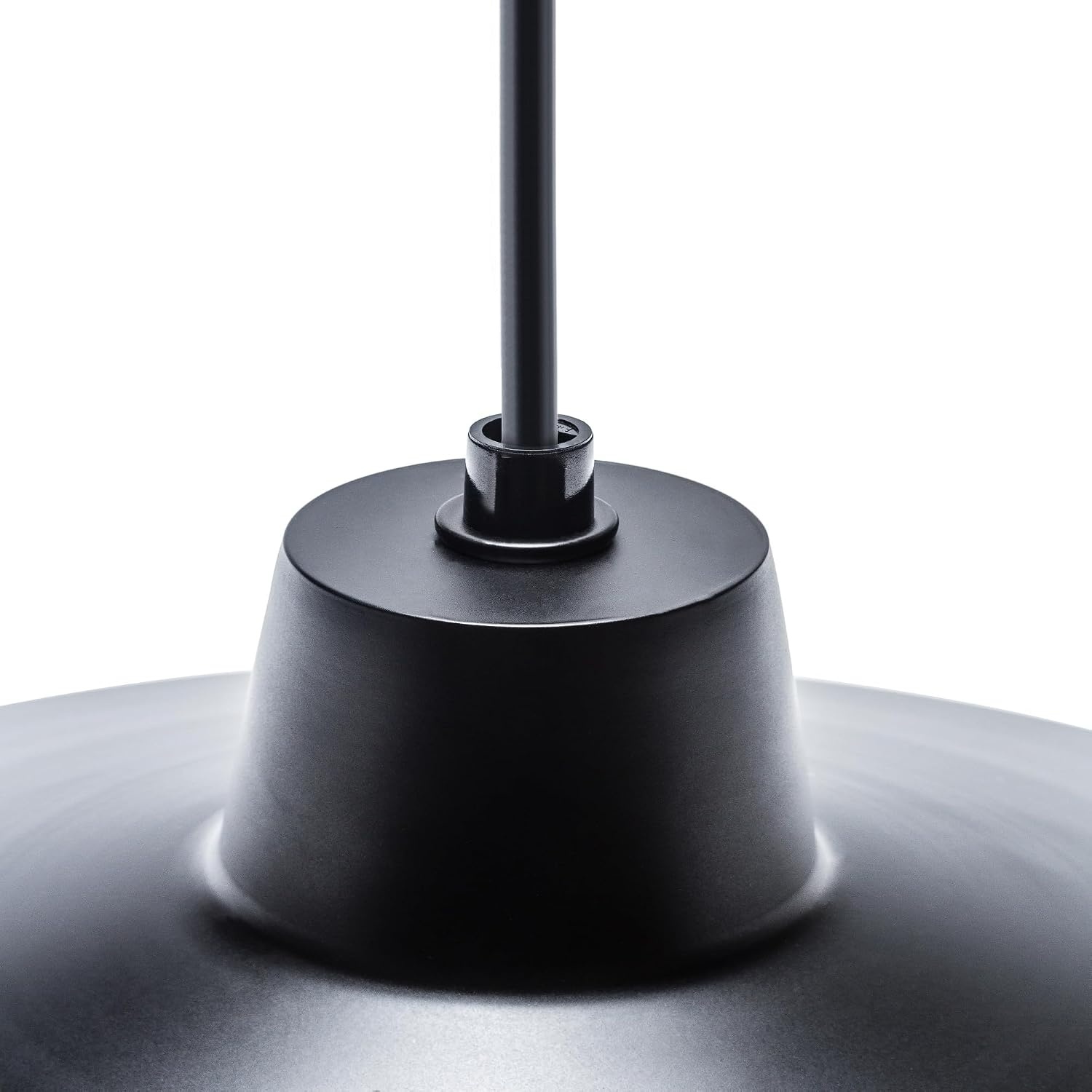 image:imageGLOBE Electric 65155 1Light Industrial Warehouse Pendant Lighting Matte Black Hanging Lamp Hanging Lights Ceiling Light FixtureBarnyard Hardwired