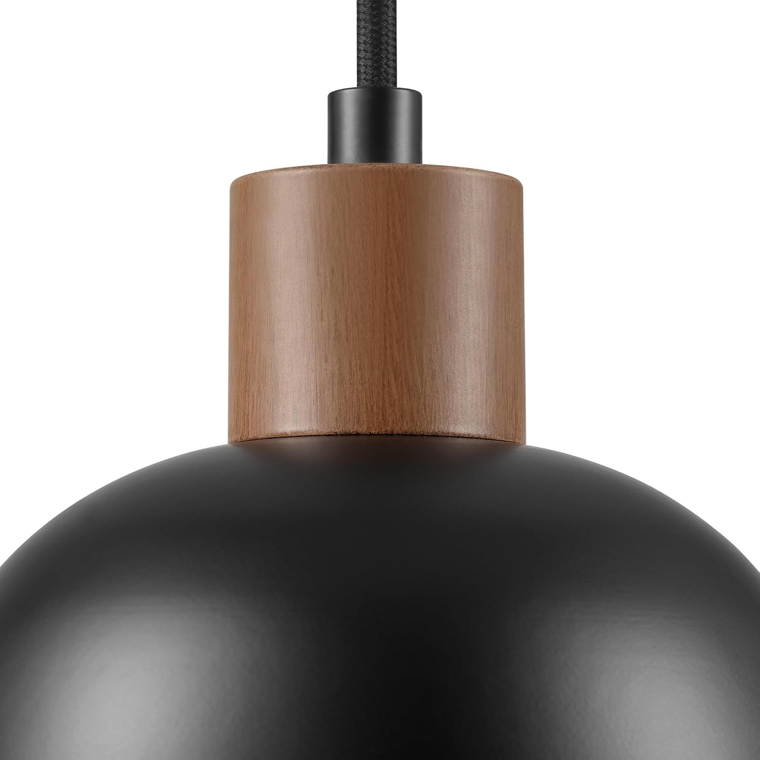 image:imageGLOBE Electric 65155 1Light Industrial Warehouse Pendant Lighting Matte Black Hanging Lamp Hanging Lights Ceiling Light FixtureMatte Black