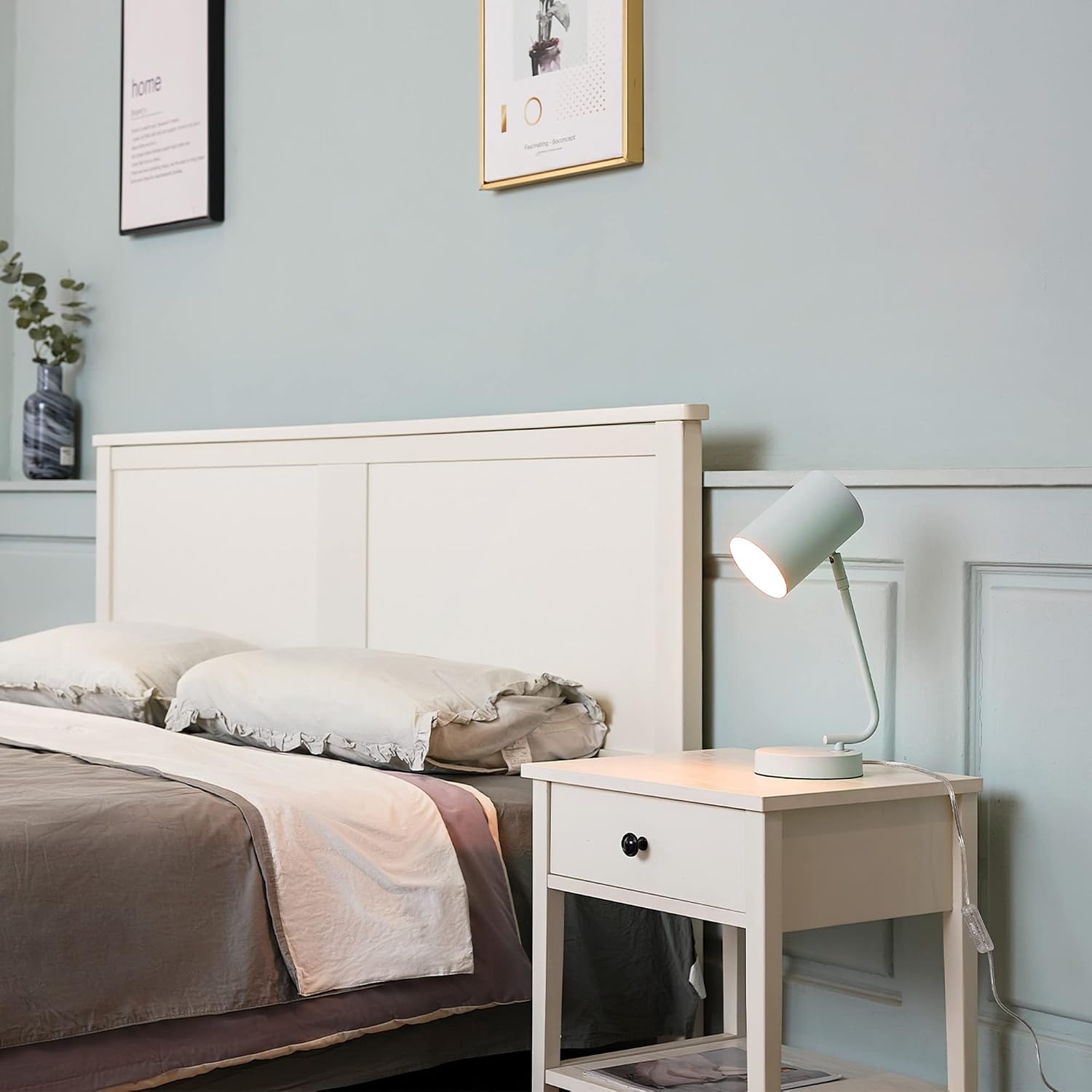 image:imageGlobe Electric 12651 Jordan 15 Desk Lamp Matte Light Blue inLine OnOff Rocker SwitchMatte Blue