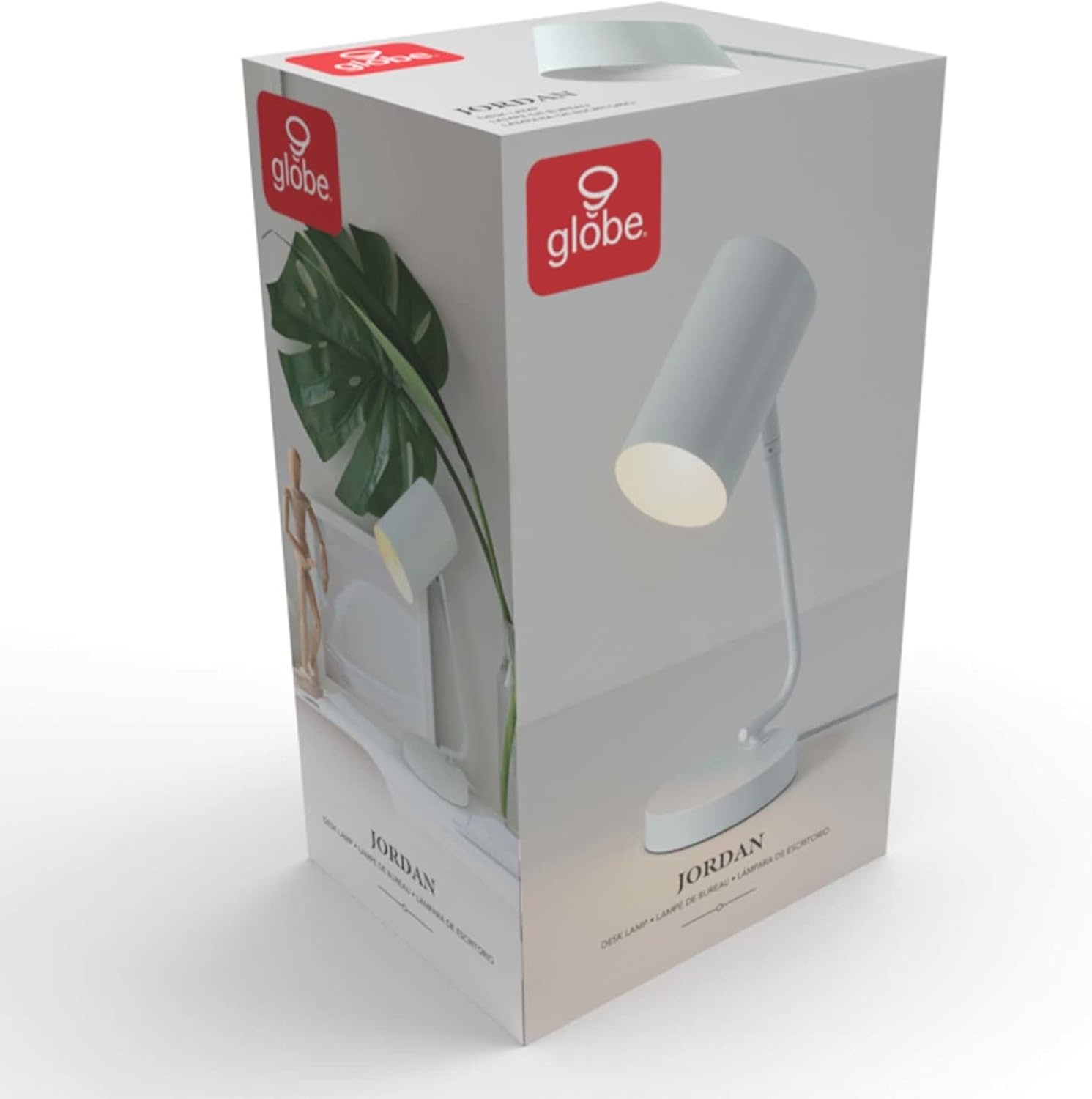 image:imageGlobe Electric 12651 Jordan 15 Desk Lamp Matte Light Blue inLine OnOff Rocker SwitchMatte Blue