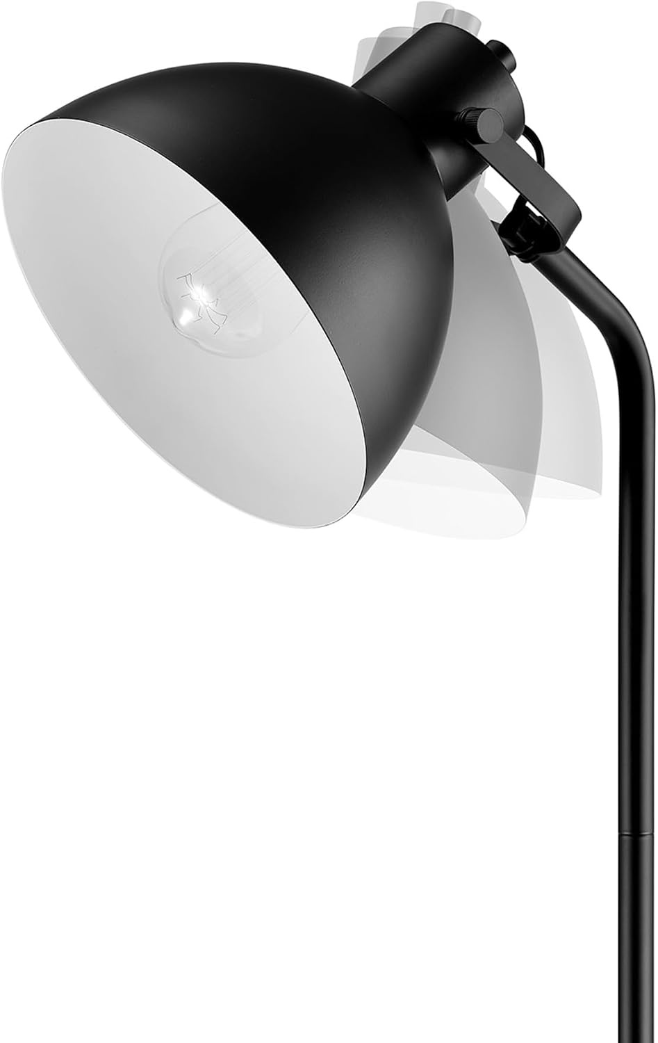 image:imageGlobe Electric 12916 Lex 60 Floor Lamp Black Satin Finish Gold AccentsBlack Fern