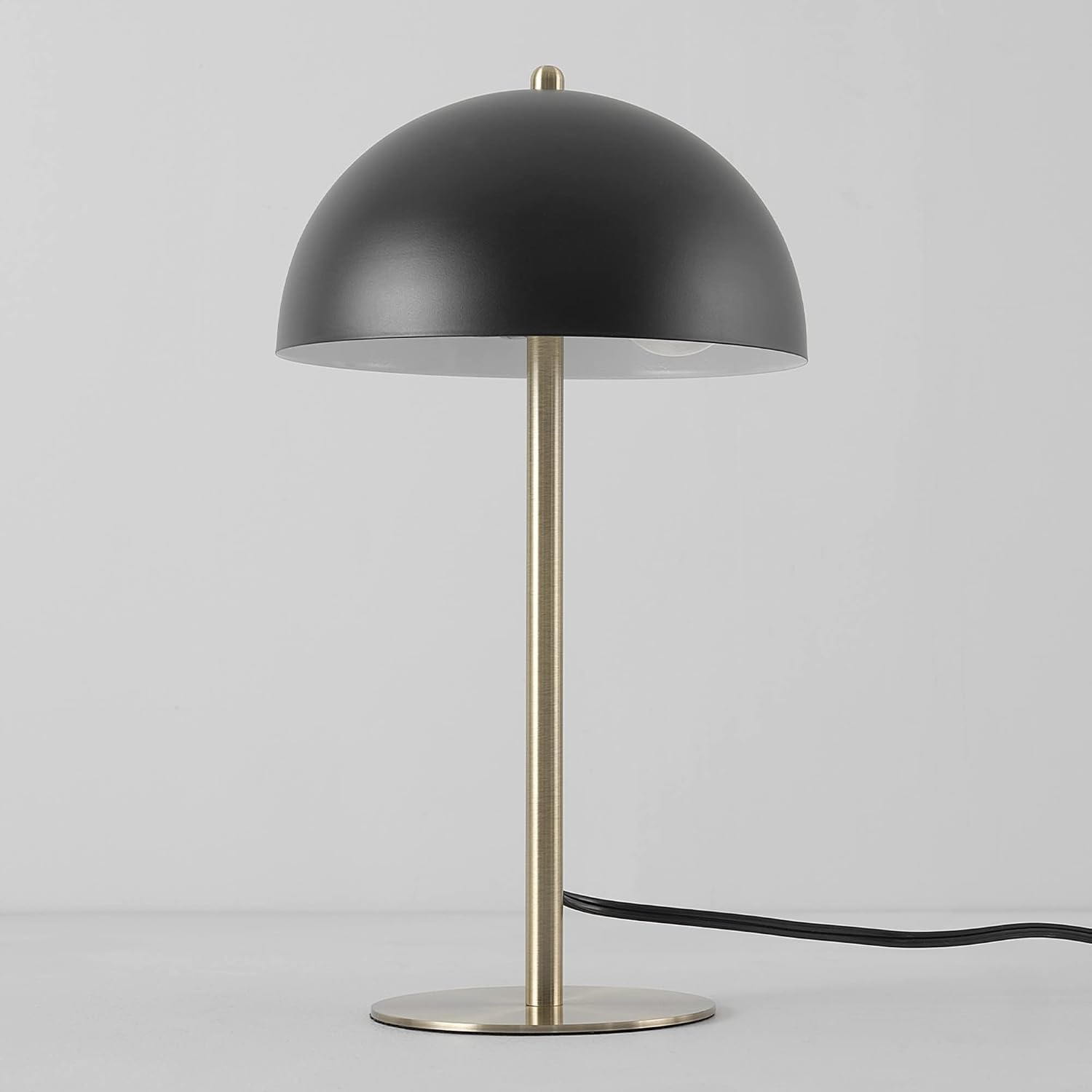 image:imageGlobe Electric 12976 Haydel 21 2Light Table Lamp Matte Brass Double OnOff Pull ChainLuna Black