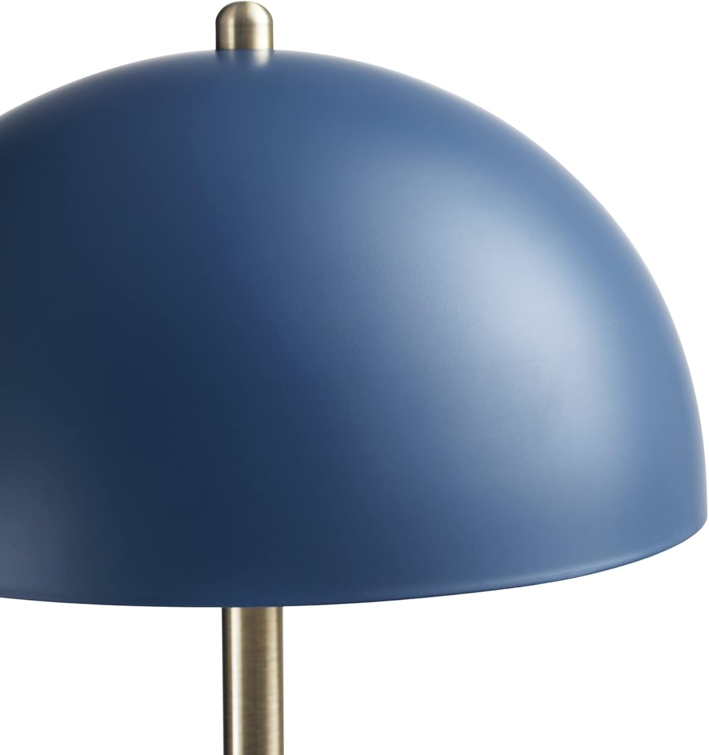 image:imageGlobe Electric 12976 Haydel 21 2Light Table Lamp Matte Brass Double OnOff Pull ChainLuna Blue