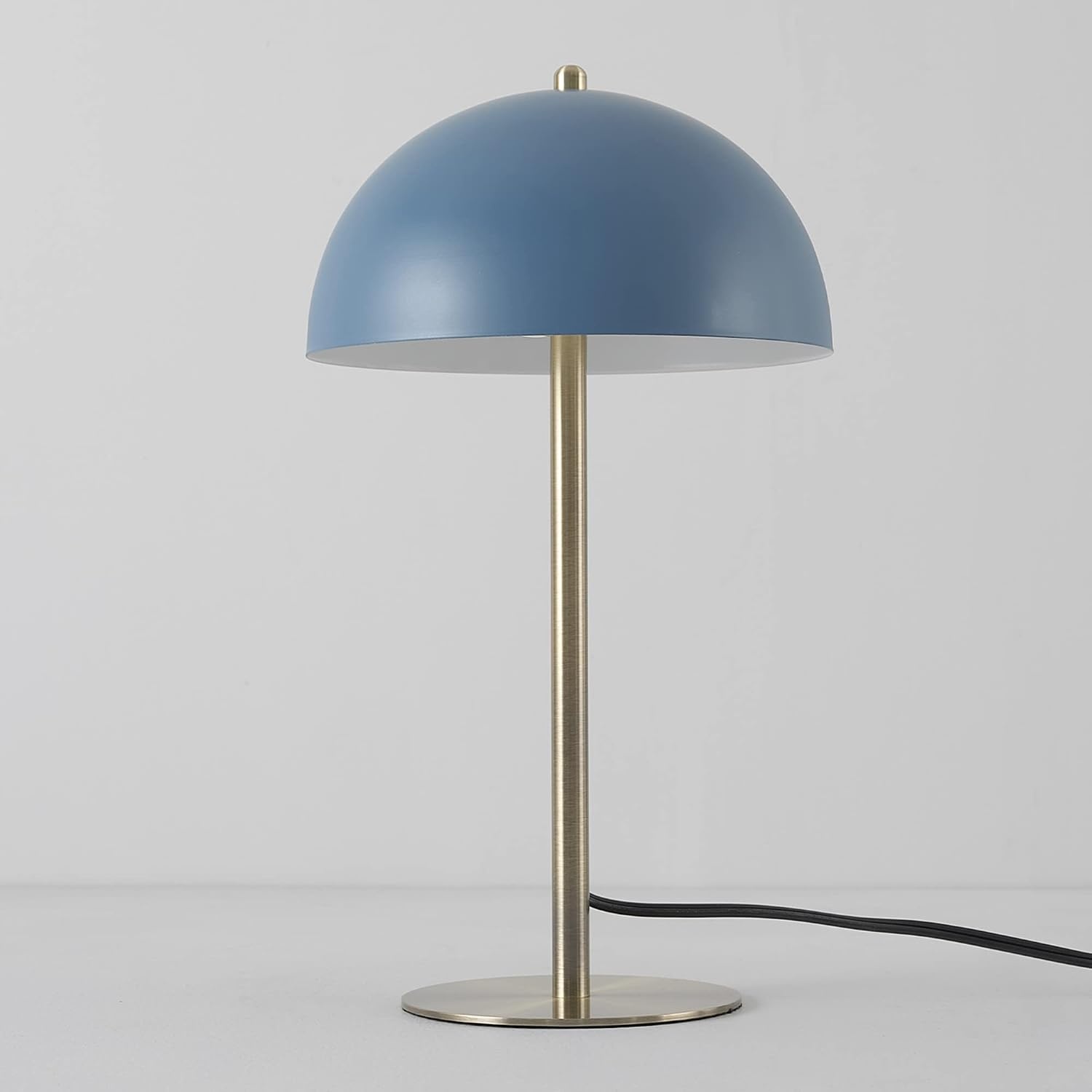image:imageGlobe Electric 12976 Haydel 21 2Light Table Lamp Matte Brass Double OnOff Pull ChainLuna Blue