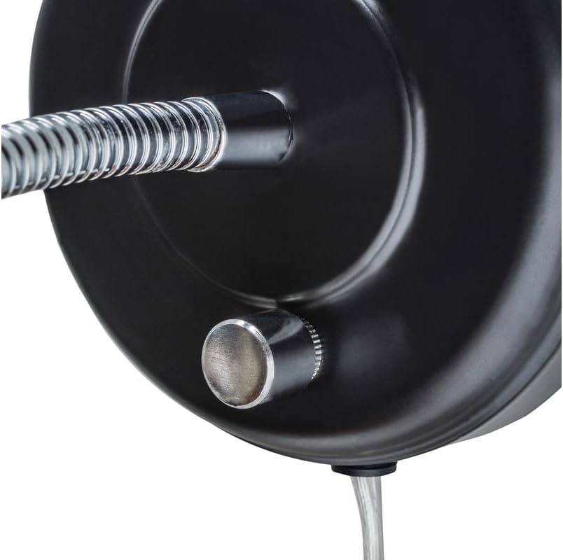 image:imageGlobe Electric 13064 Sophie 1Light Plugin or Hardwire Wall Sconce Chrome Gooseneck Matte Rose 6ft Clear Cord Bulb Not IncludedBlack