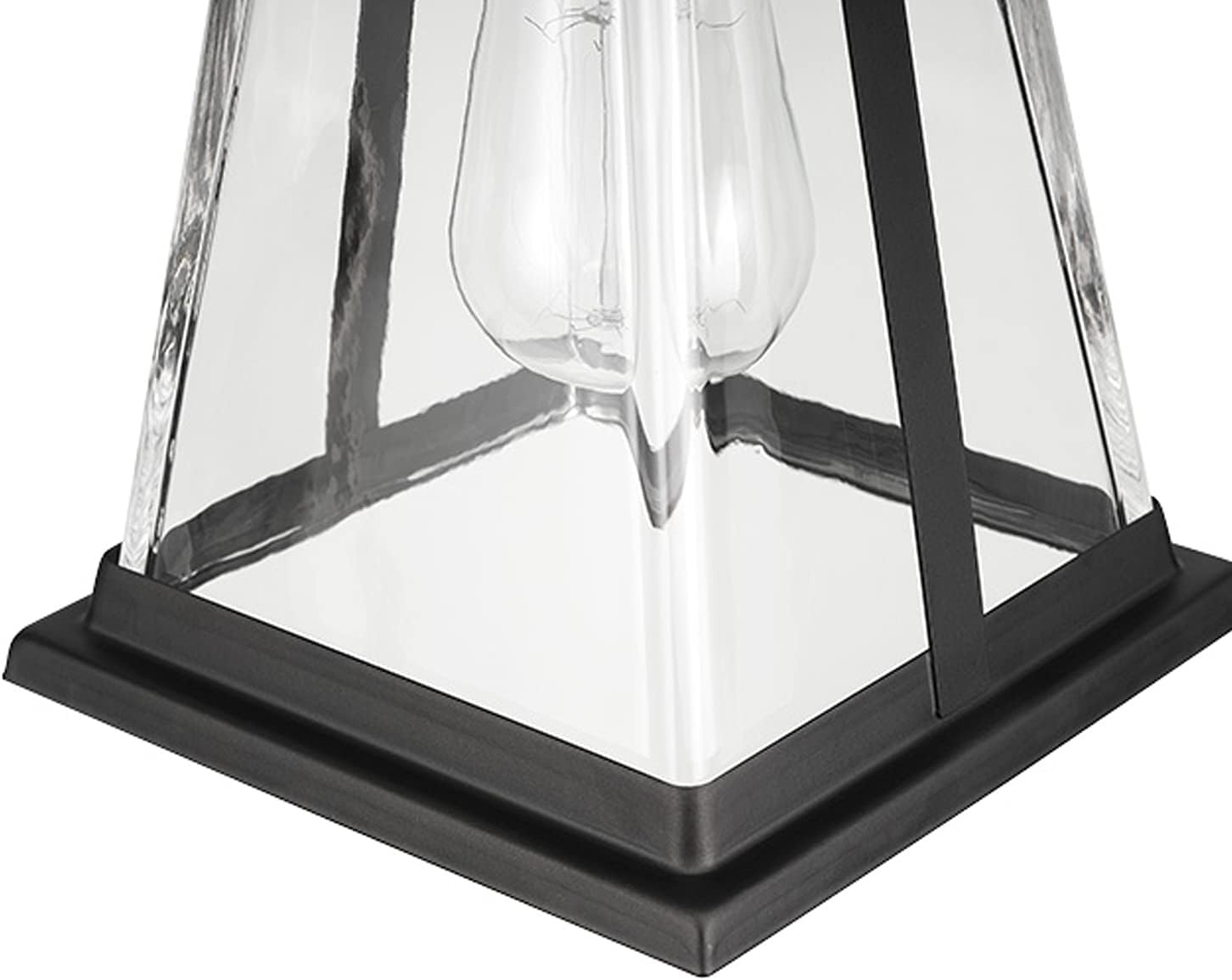 image:imageGlobe Electric 44094 1Light OutdoorIndoor Wall Sconce Black Finish Seeded Glass Shade Coastal Modern Design WeatherResistant E26 BaseBronze Merle