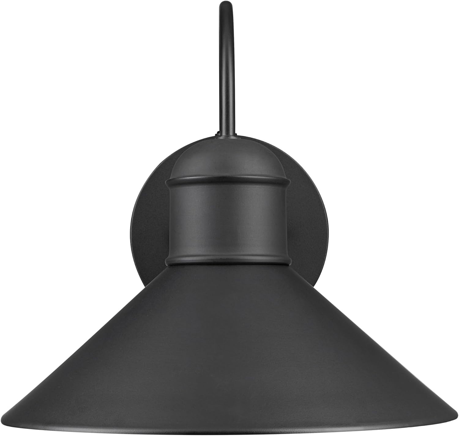 image:imageGlobe Electric 44165 1Light Outdoor Wall Sconce 2Pack Weatherproof Black Finish Outdoor Lighting Modern Wall Lighting Porch Light Front Porch Dcor Patio Dcor Outdoor Bulb Not IncludedBlack Sebastien