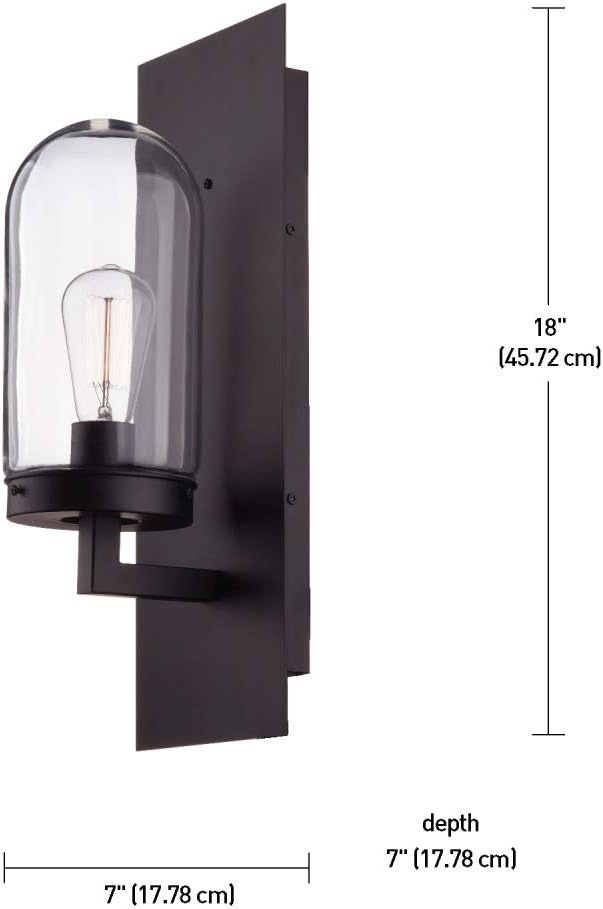 image:imageGlobe Electric 44267 Slater Outdoor Wall Sconce Dark Bronze