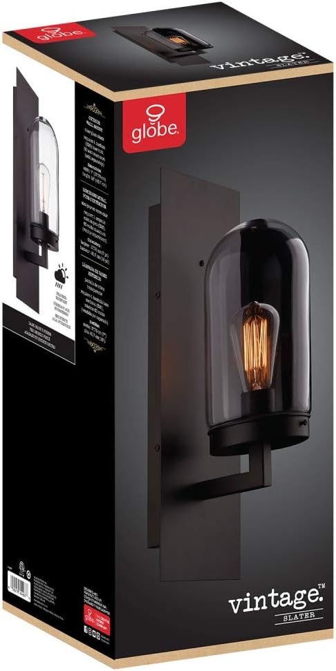 image:imageGlobe Electric 44267 Slater Outdoor Wall Sconce Dark Bronze