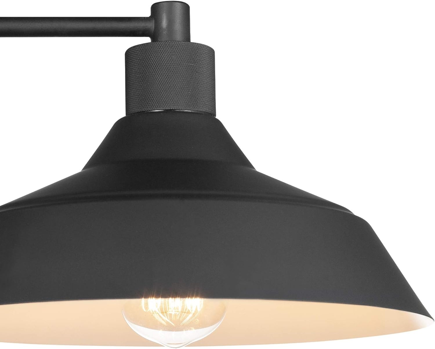 image:imageGlobe Electric 44840 Sutton OutdoorIndoor Wall Sconce Galvanized Metal Textured Socket Detail Bulb Not IncludedMatte Black Sutton