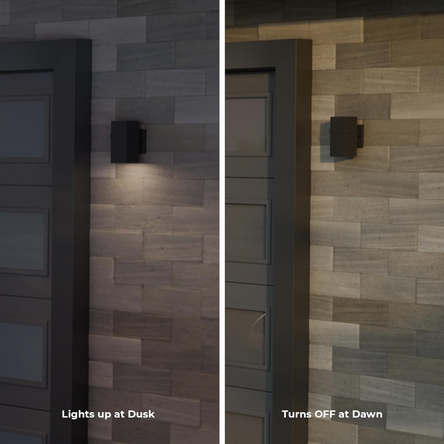 image:imageGlobe Electric 51432 LED Integrated Outdoor Indoor Wall Sconce Black 17 Watts 520 Lumens Back Porch Lights Front Patio Garage Fixture Exterior Lighting for HouseMatte Black Arlo