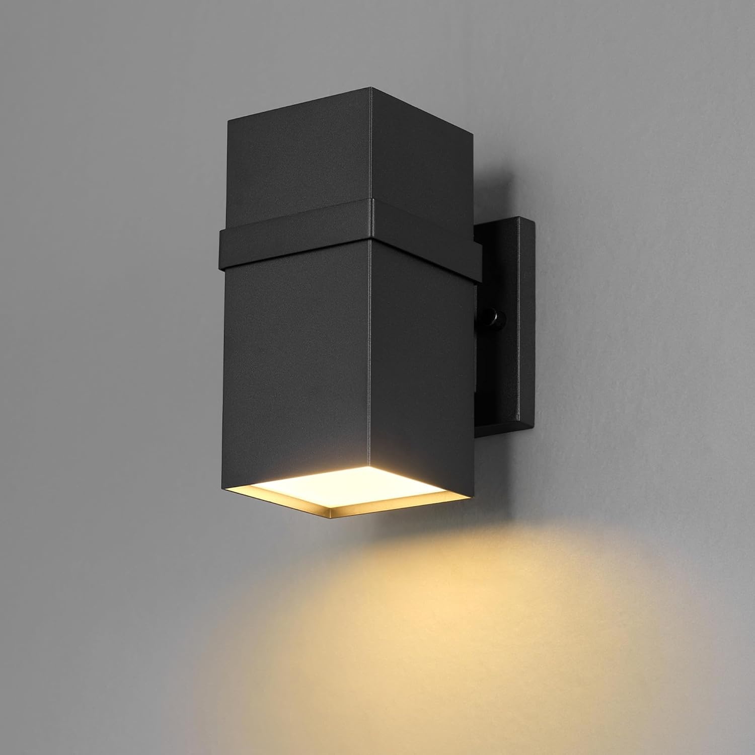 image:imageGlobe Electric 51432 LED Integrated Outdoor Indoor Wall Sconce Black 17 Watts 520 Lumens Back Porch Lights Front Patio Garage Fixture Exterior Lighting for HouseMatte Black Arlo