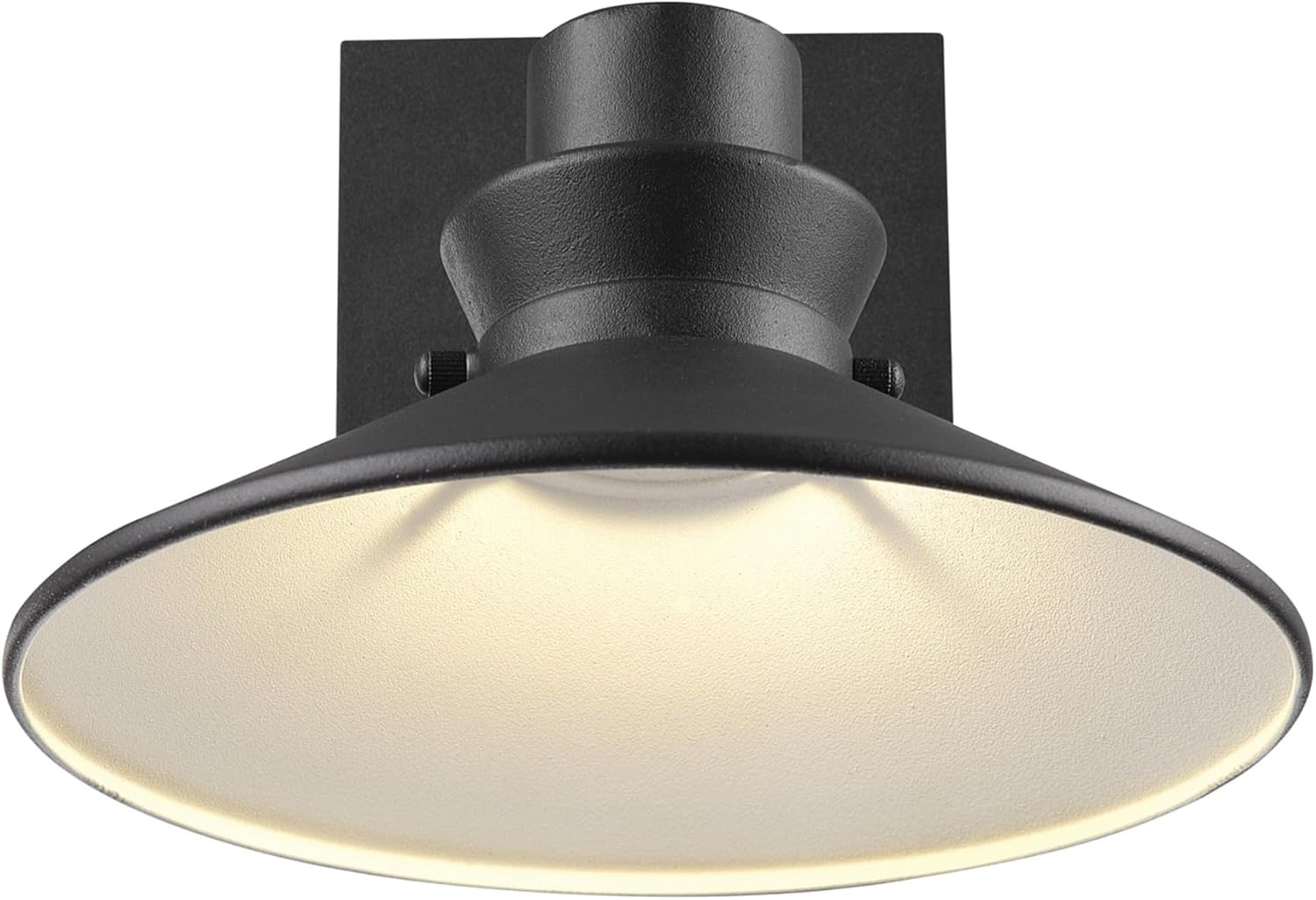 image:imageGlobe Electric 51432 LED Integrated Outdoor Indoor Wall Sconce Black 17 Watts 520 Lumens Back Porch Lights Front Patio Garage Fixture Exterior Lighting for HouseMatte Black Harris