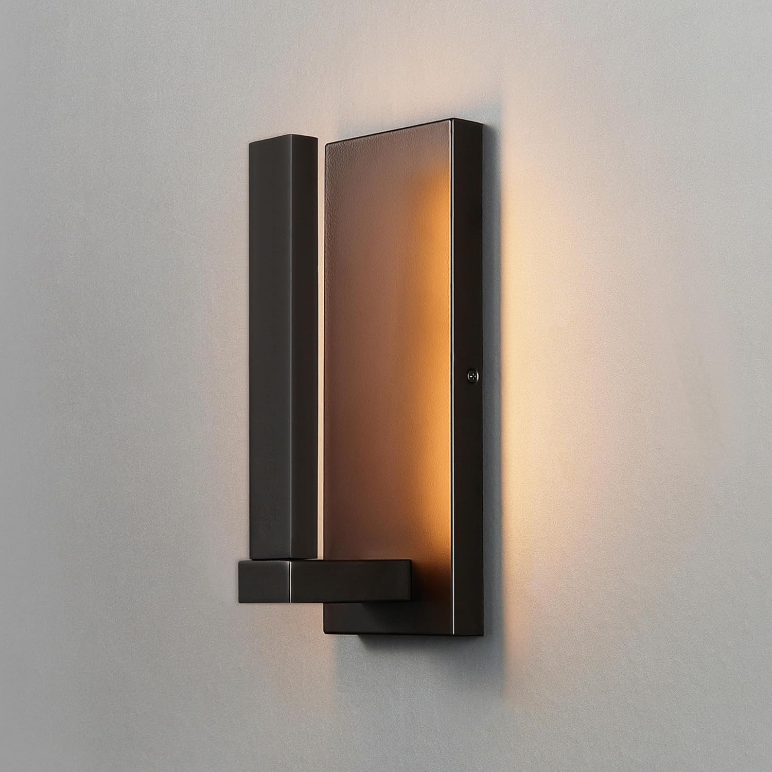 image:imageGlobe Electric 51432 LED Integrated Outdoor Indoor Wall Sconce Black 17 Watts 520 Lumens Back Porch Lights Front Patio Garage Fixture Exterior Lighting for HouseBronze Patrick