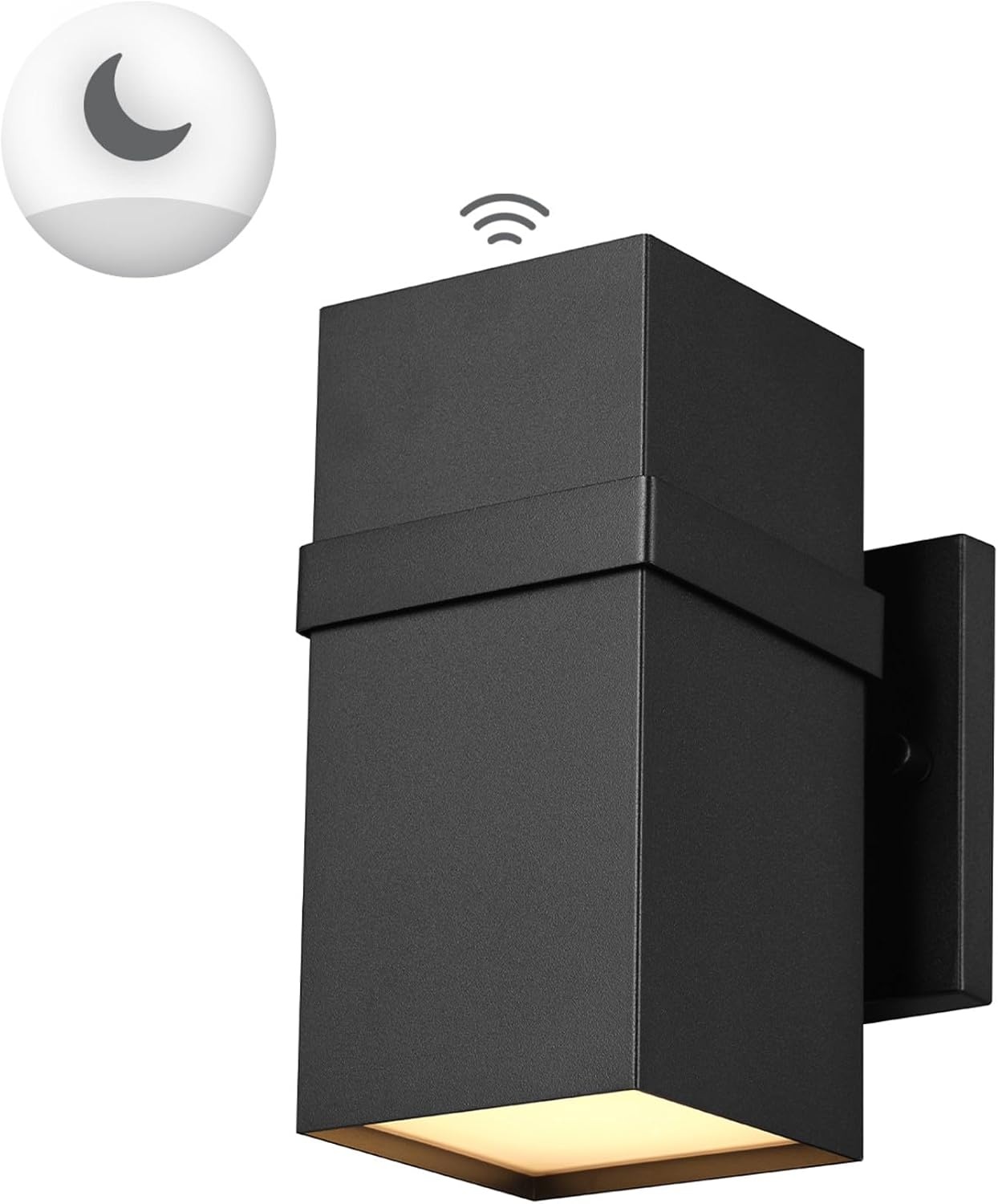 image:imageGlobe Electric 51432 LED Integrated Outdoor Indoor Wall Sconce Black 17 Watts 520 Lumens Back Porch Lights Front Patio Garage Fixture Exterior Lighting for HouseMatte Black Arlo