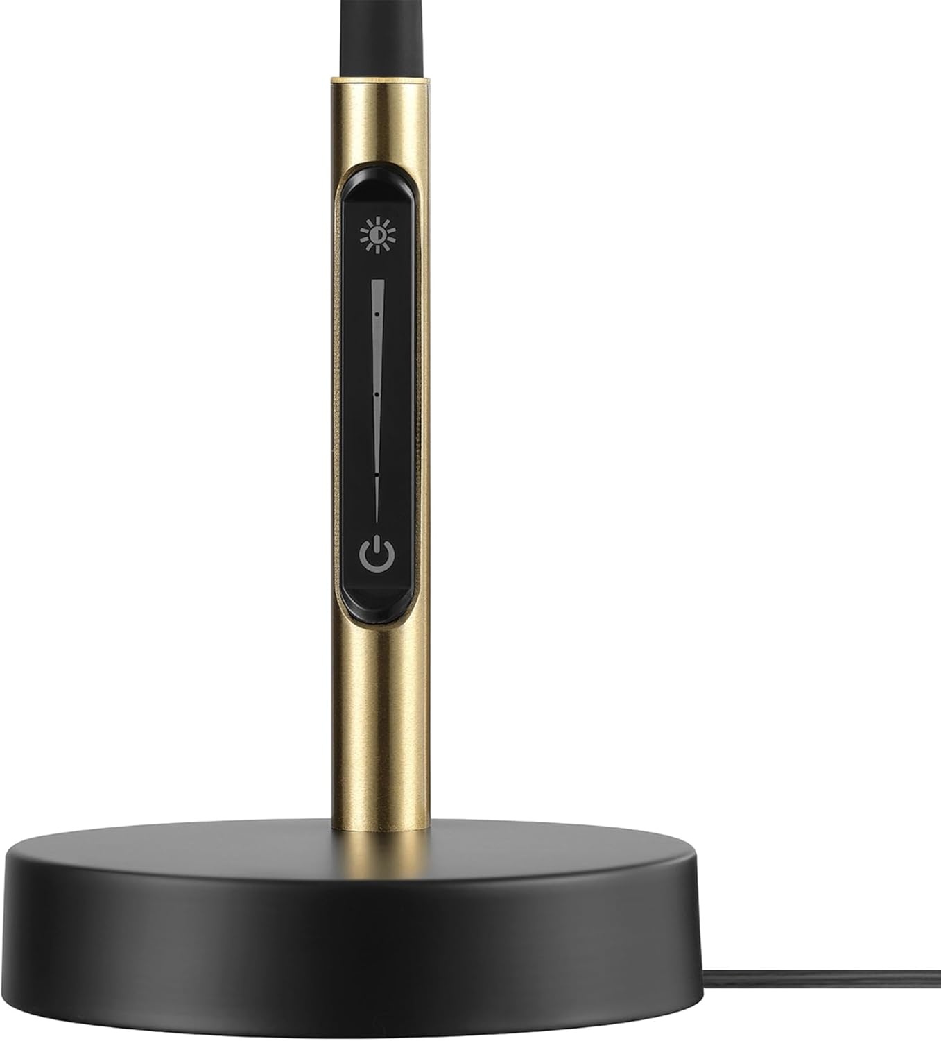 image:imageGlobe Electric 52095 Belmont 17 Desk Lamp Matte Black Antique Brass Accents Fast Charging USB Port Rocker OnOff SwitchMatte Black Albert