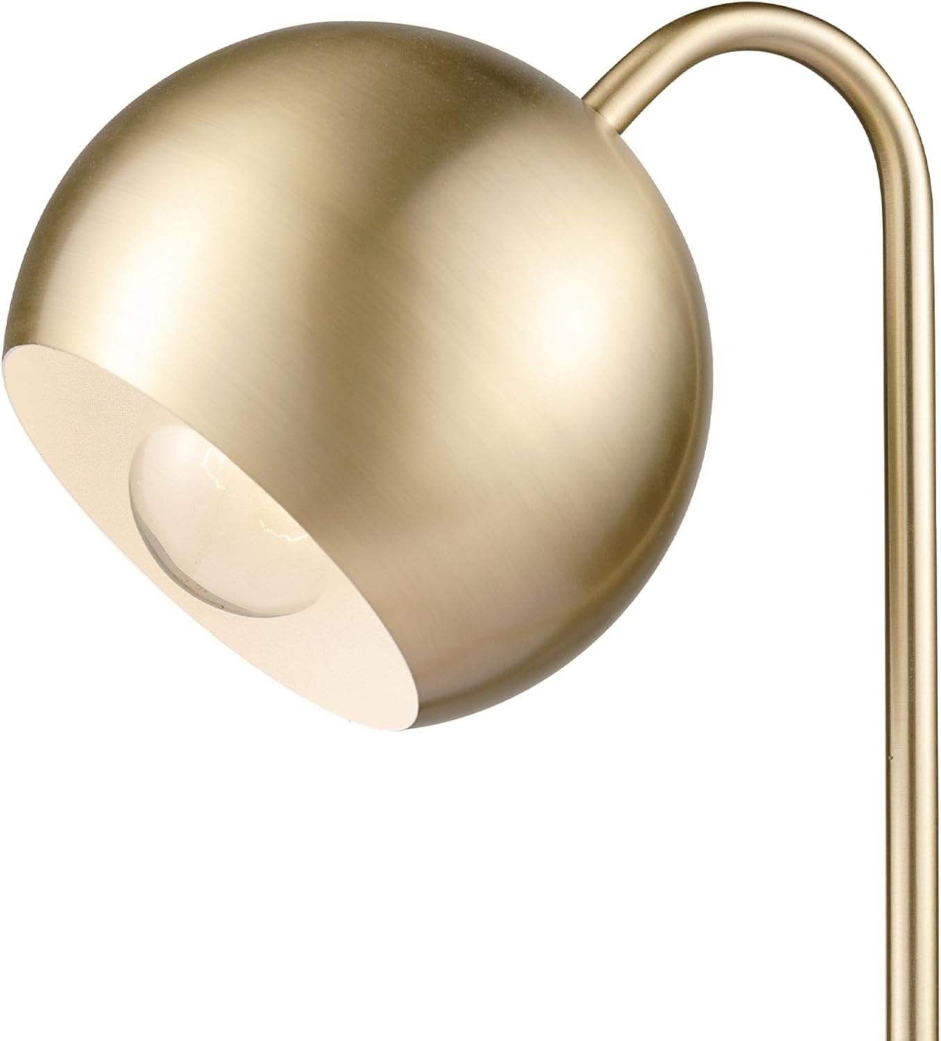 image:imageGlobe Electric 52097 Pratt 18 Desk Lamp Matte Brass Finish Adjustable Height inLine Rocker OnOff SwitchMatte Brass Richmond