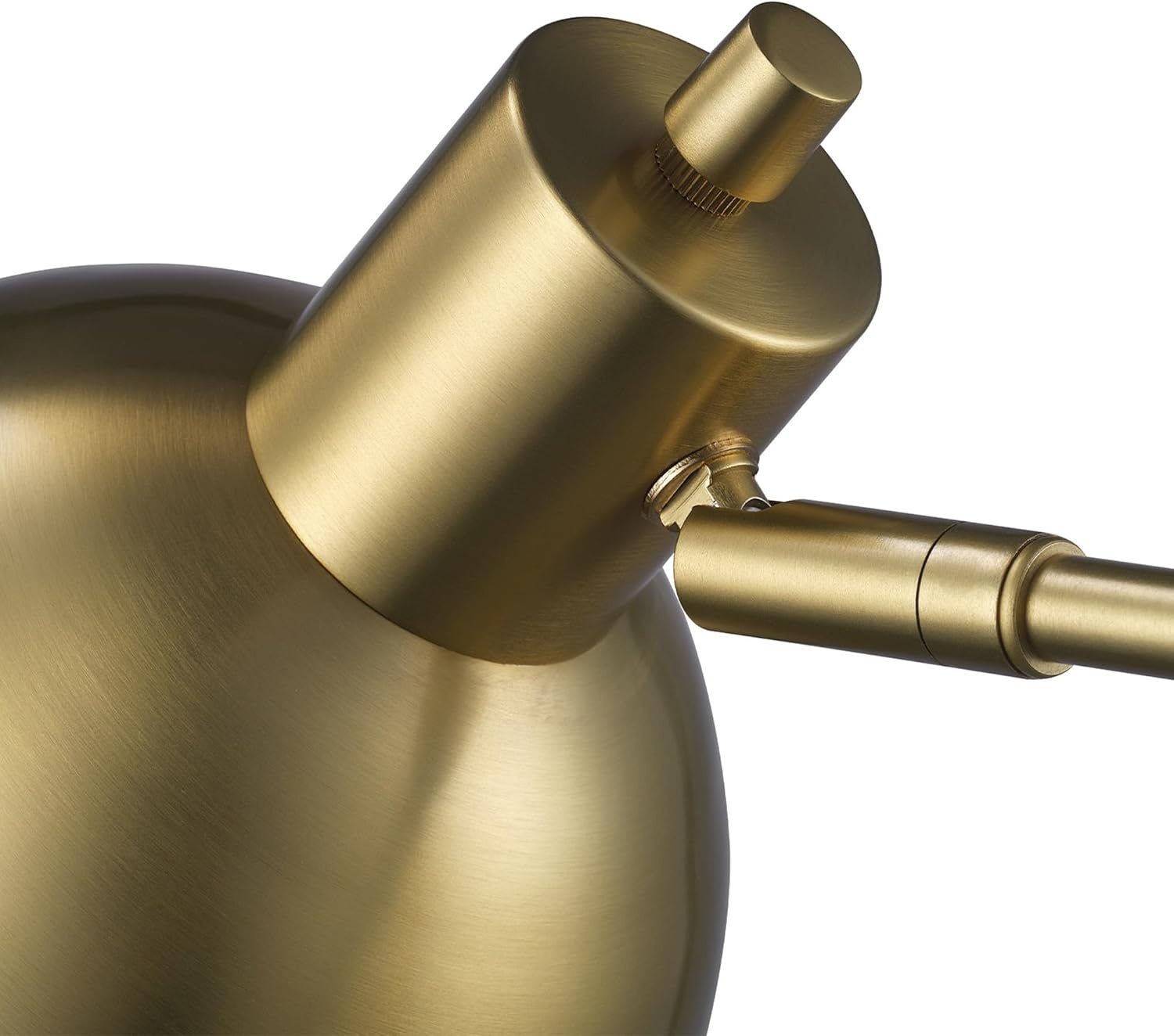 image:imageGlobe Electric 52097 Pratt 18 Desk Lamp Matte Brass Finish Adjustable Height inLine Rocker OnOff SwitchShaded Brass Dimitri