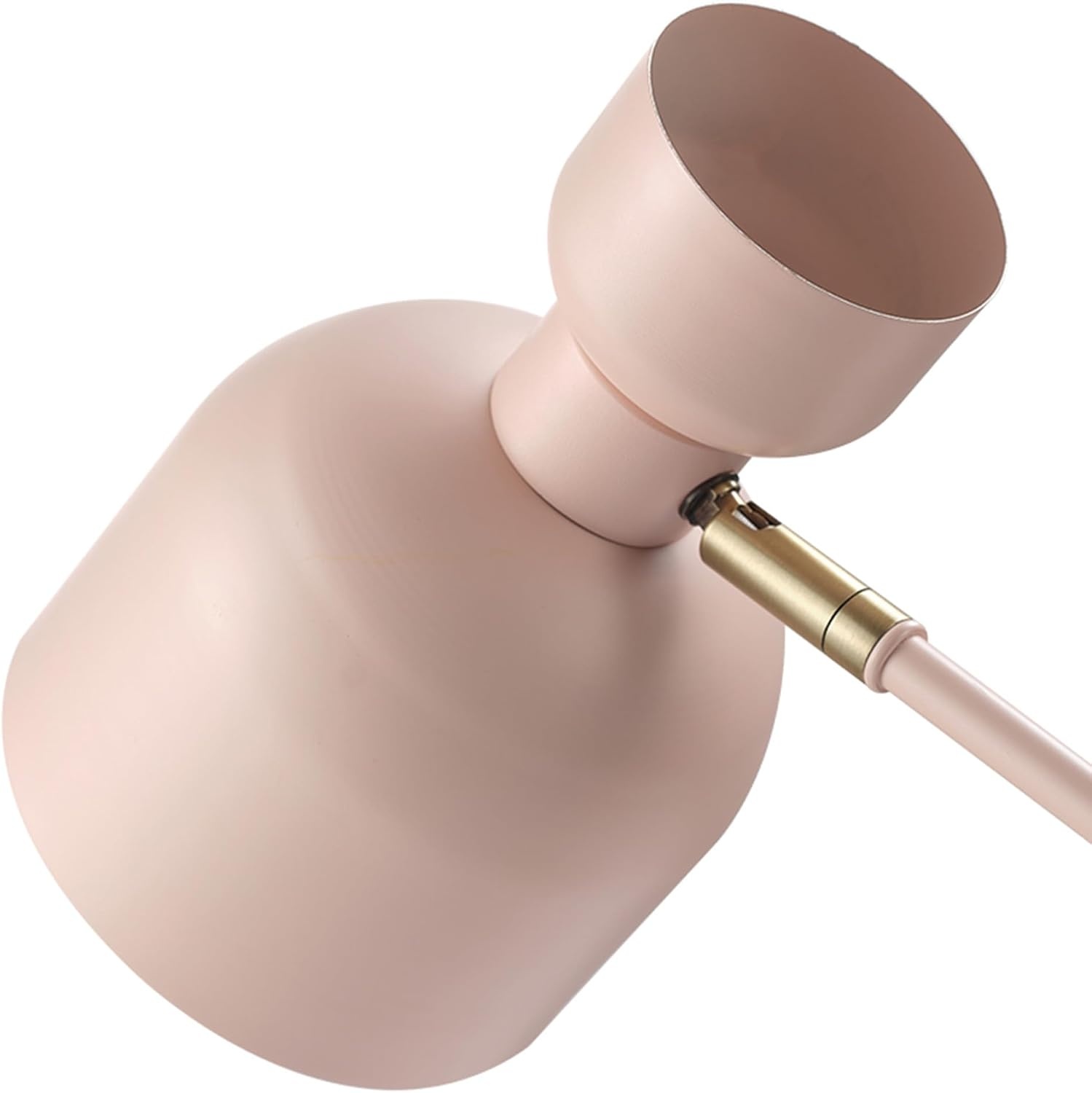 image:imageGlobe Electric 52297 16 Desk Lamp Matte Pink Brass Pivot Joint inLine OnOff Switch Reading Light Dorm Room Essentials Lamps for LivingRoom Office Supplies Lights for HomeMatte Pink