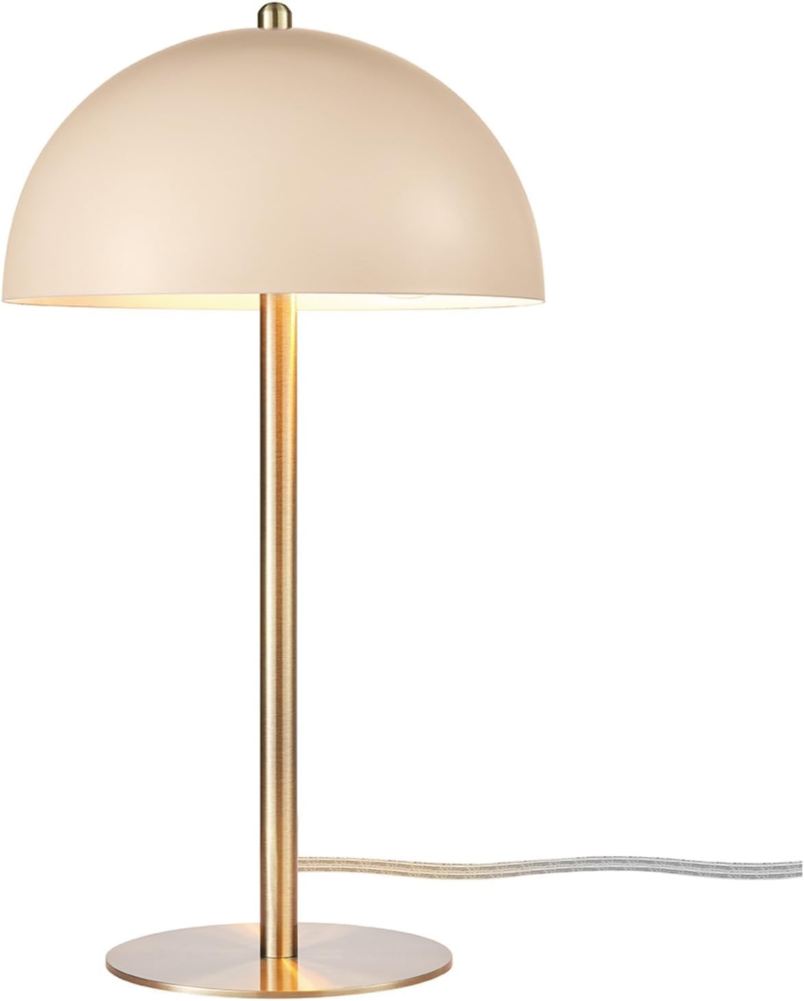 image:imageGlobe Electric 52332 15 Desk Lamp Matte Pink Matte Brass Accents inLine OnOff Rocker SwitchPack of 1