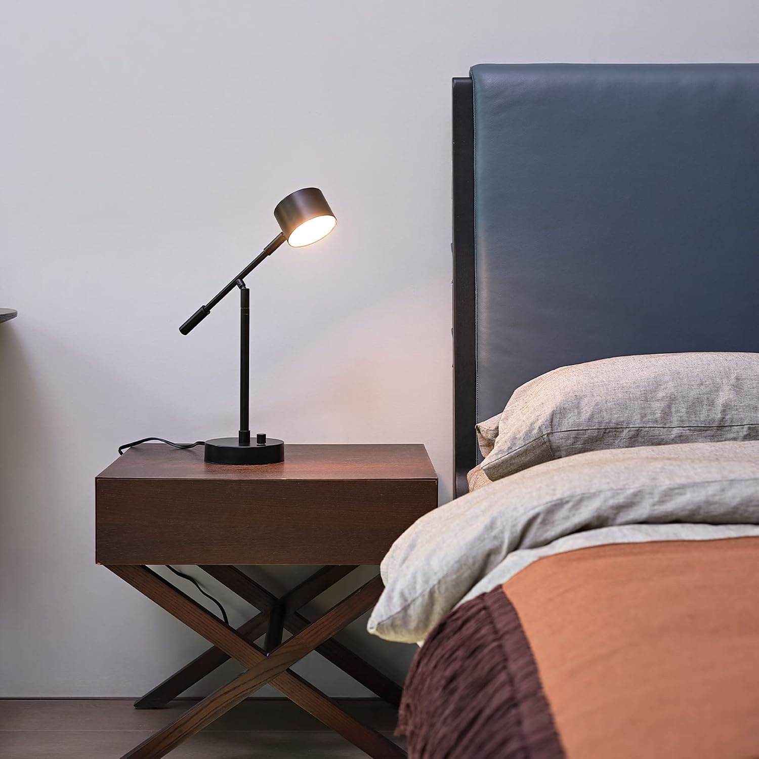 image:imageGlobe Electric 52889 West 15 LED Integrated Desk Lamp Matte Brass 200 Lumens Dimmer Rotary SwitchAristocrat