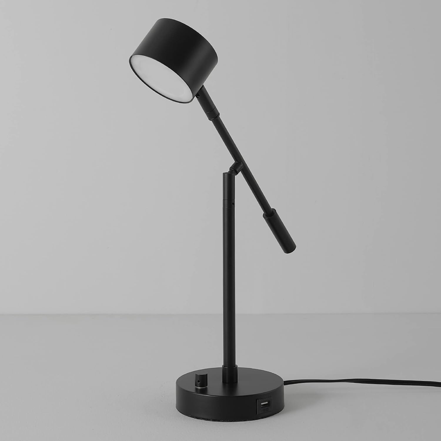 image:imageGlobe Electric 52889 West 15 LED Integrated Desk Lamp Matte Brass 200 Lumens Dimmer Rotary SwitchAristocrat