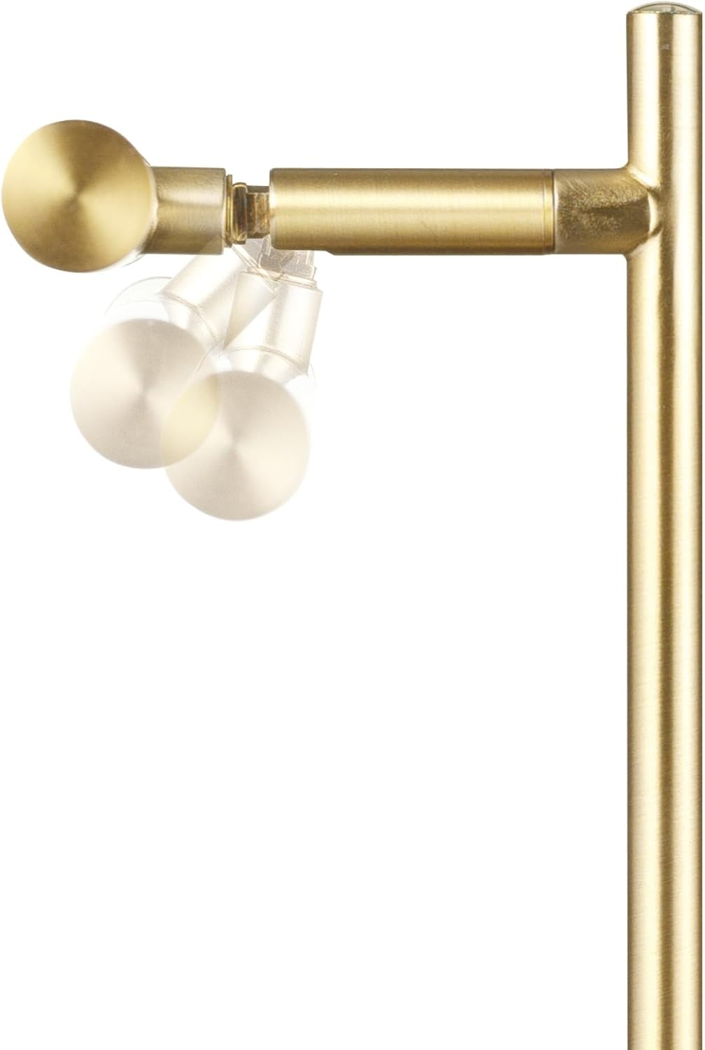 image:imageGlobe Electric 52889 West 15 LED Integrated Desk Lamp Matte Brass 200 Lumens Dimmer Rotary SwitchWest