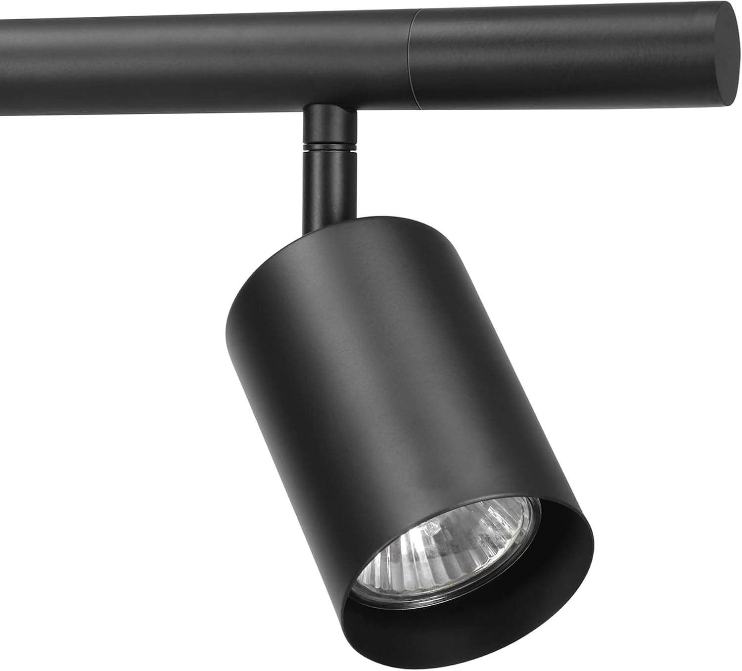 image:imageGlobe Electric 59811 6Light Adjustable Track Lighting Matte Black Industrial Farmhouse Rectangular Frame Pivoting Heads E26 Base Dimmable Ceiling Track FixtureBlack Cynthia