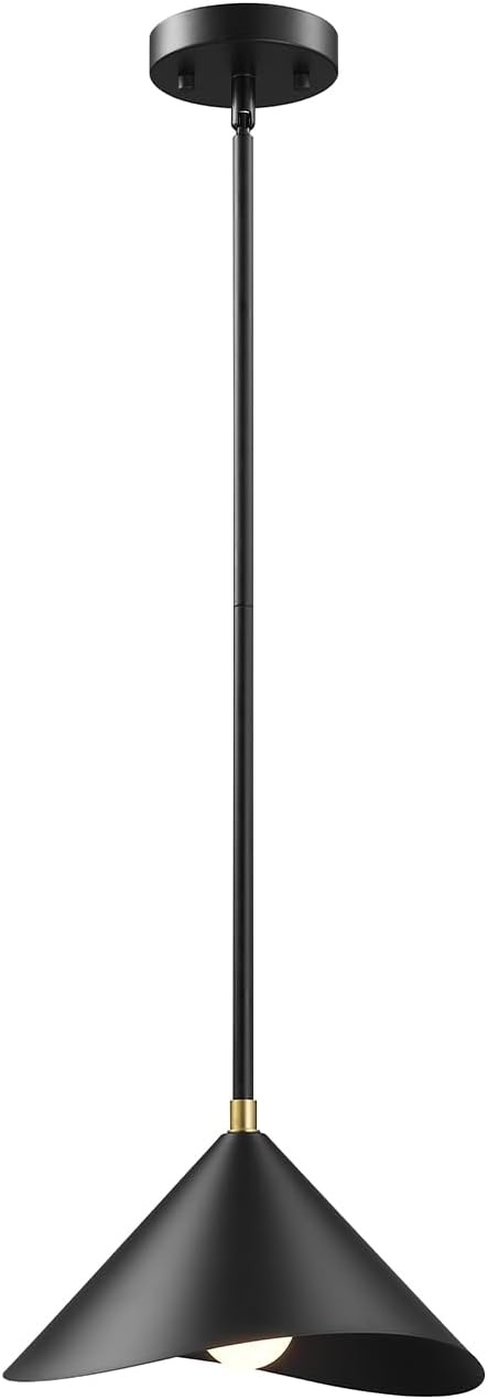 image:imageGlobe Electric 60885 3Light Linear Chandelier Matte White Brass Accents Adjustable Hanging Height Sloped or Vaulted Ceiling Modern Dimmable Lighting for Kitchen Island or Dining RoomMatte Brass White Shade