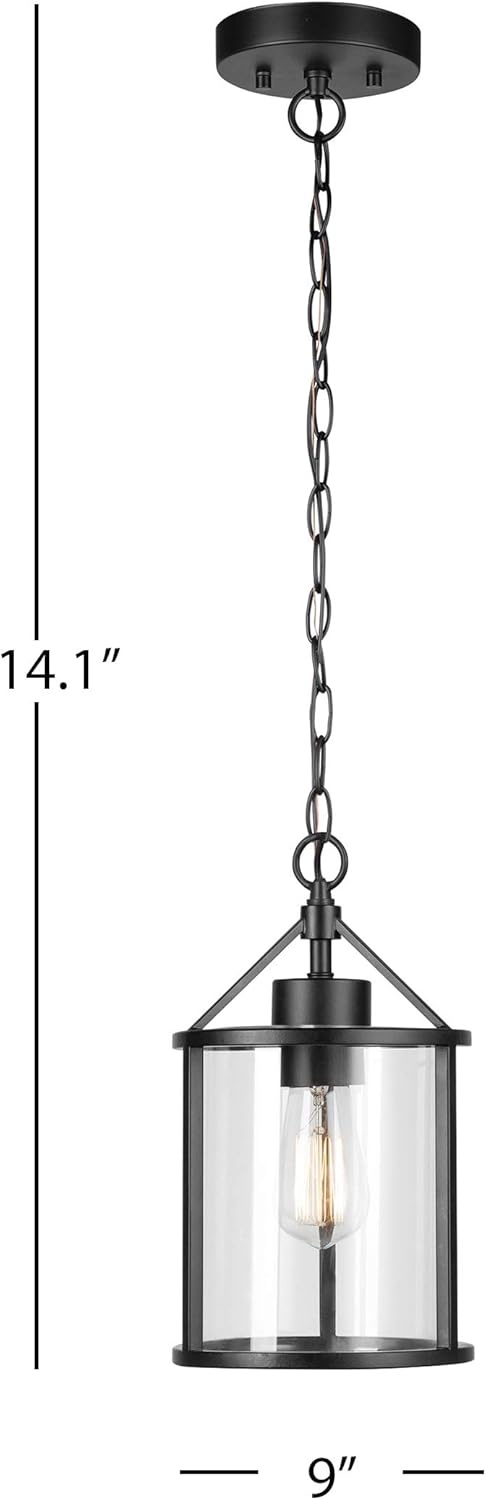 image:imageGlobe Electric 60886 Heath 3Light Convertible Flush Mount Ceiling Light Chandelier Matte Black Bulb Not IncludedBlack Clear Glass