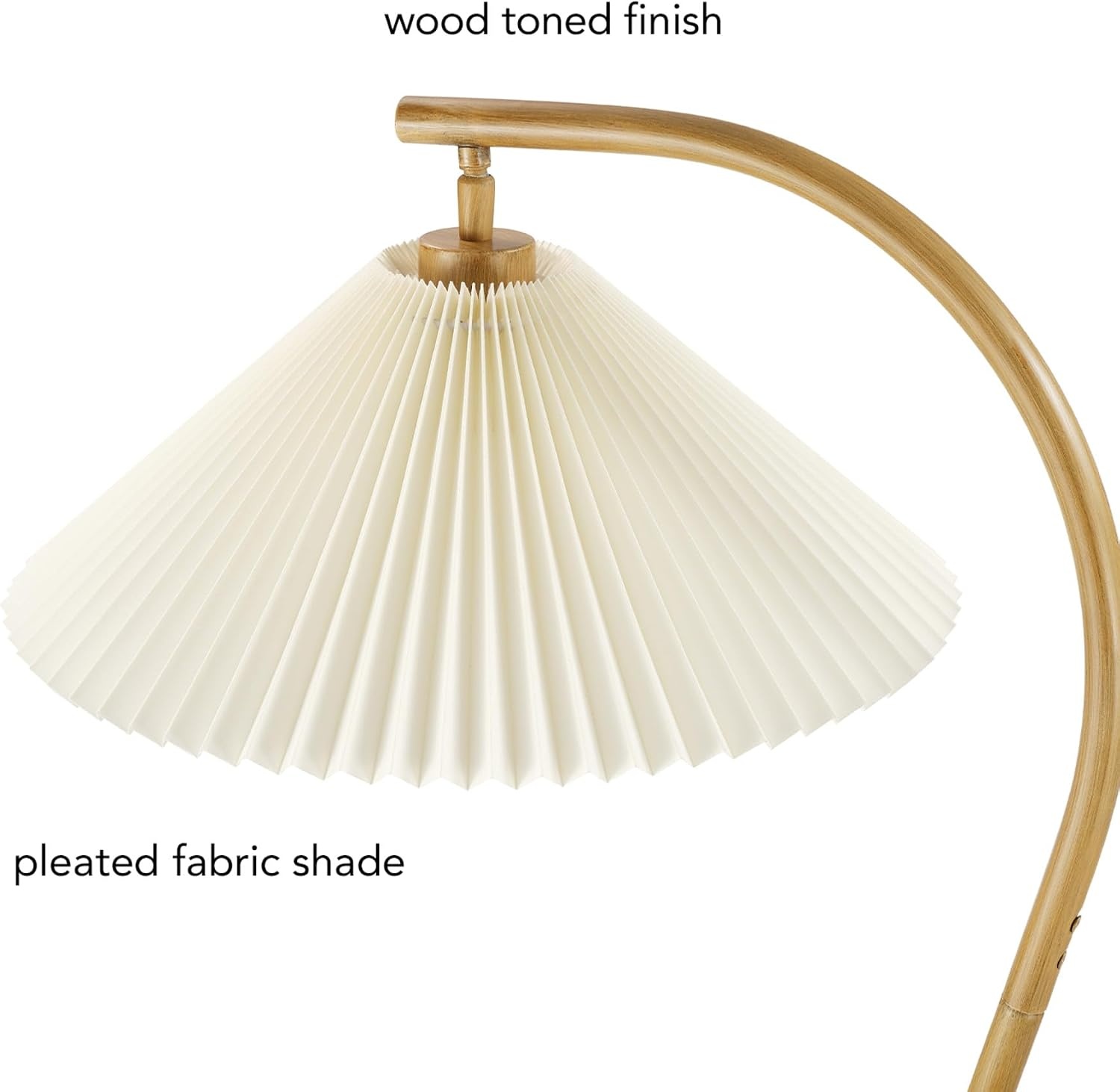 image:imageGlobe Electric 61000150 60 Floor Lamp Antique Brass Finish Beige Fabric Shade MidCentury Modern Standing Lamp E26 Base Sustainable Design for Living Rooms and BedroomsWood Toned Evangeline