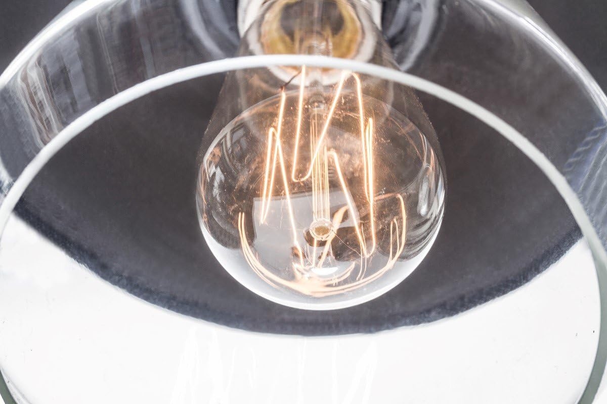 image:imageGlobe Electric 64847 Nate 1Light Pendant Oil Rubbed Bronze Clear Glass ShadeOil Rubbed Bronze 3Light