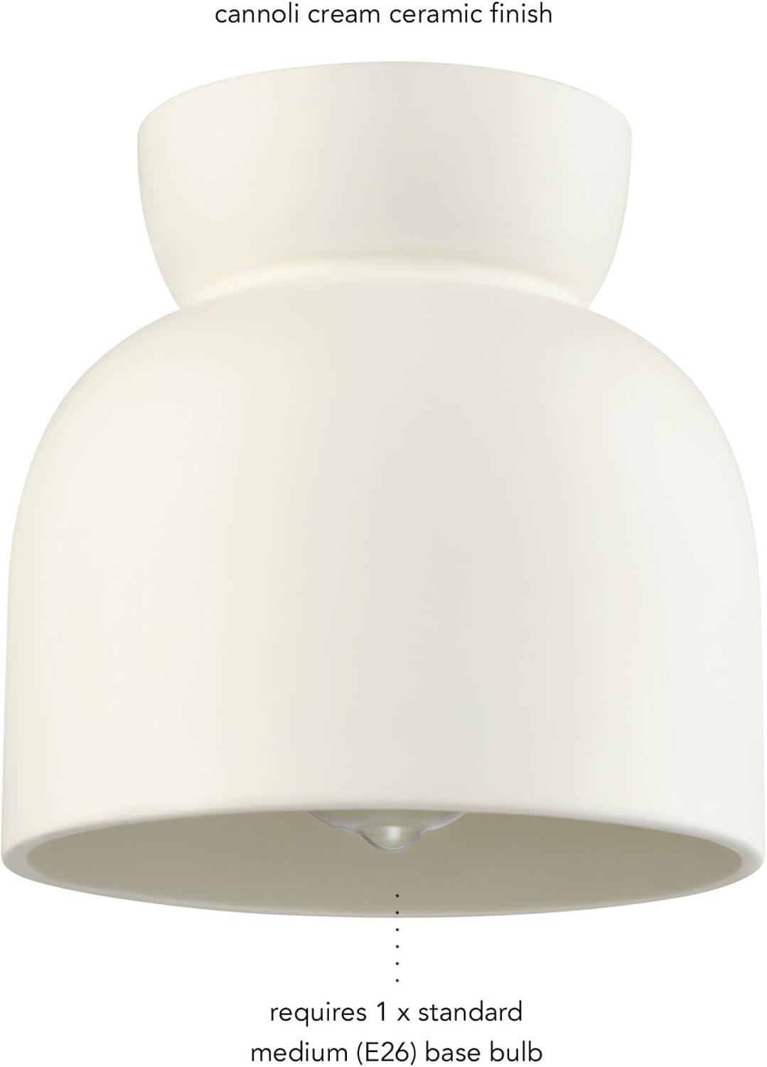 image:imageGlobe Electric 66000076 1Light Flush Mount Ceiling Light Matte Black and White Opal Glass Dual Shade Modern Lighting for Kitchen Island or Dining Room Wall and Dimmer Switch CompatibleMatte White Ines
