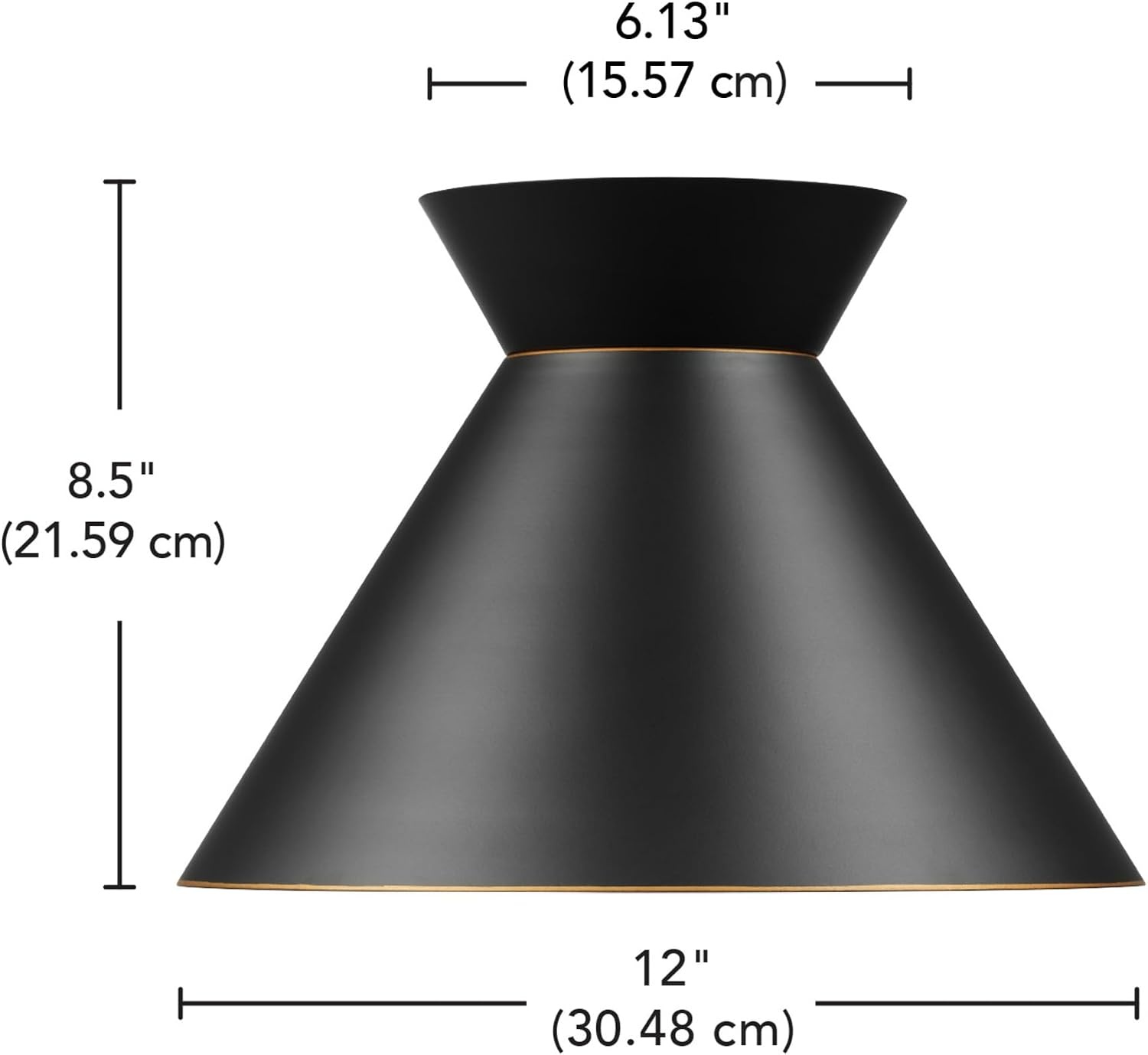 image:imageGlobe Electric 66000076 1Light Flush Mount Ceiling Light Matte Black and White Opal Glass Dual Shade Modern Lighting for Kitchen Island or Dining Room Wall and Dimmer Switch CompatibleMatte Black Bronze Trim