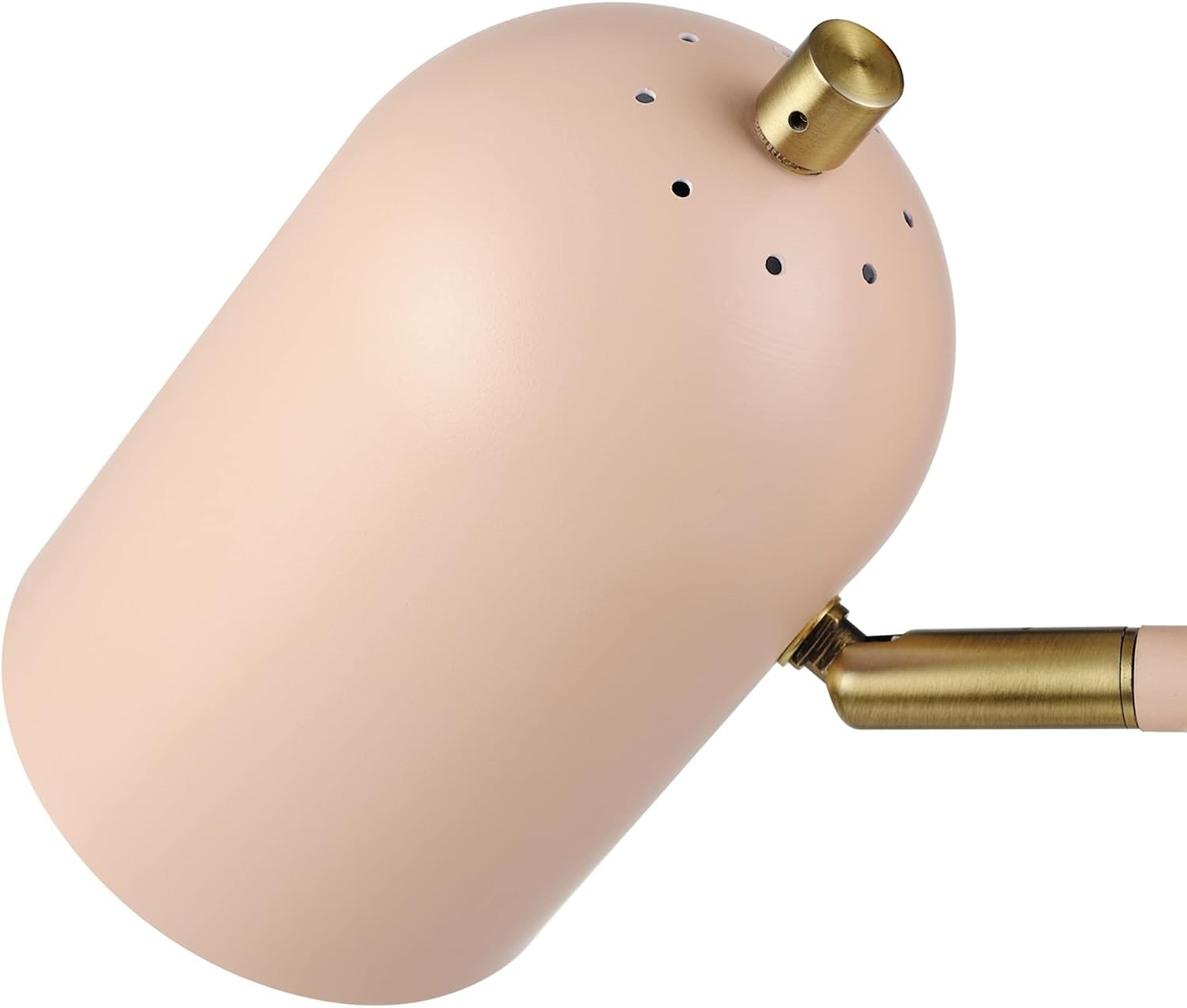 image:imageGlobe Electric 67339 16 Inch Pink Desk Lamp with Gold Arm inLine OnOff Switch Reading Light Ideal for Bedroom Dorm and OfficeMatte Pink Carter