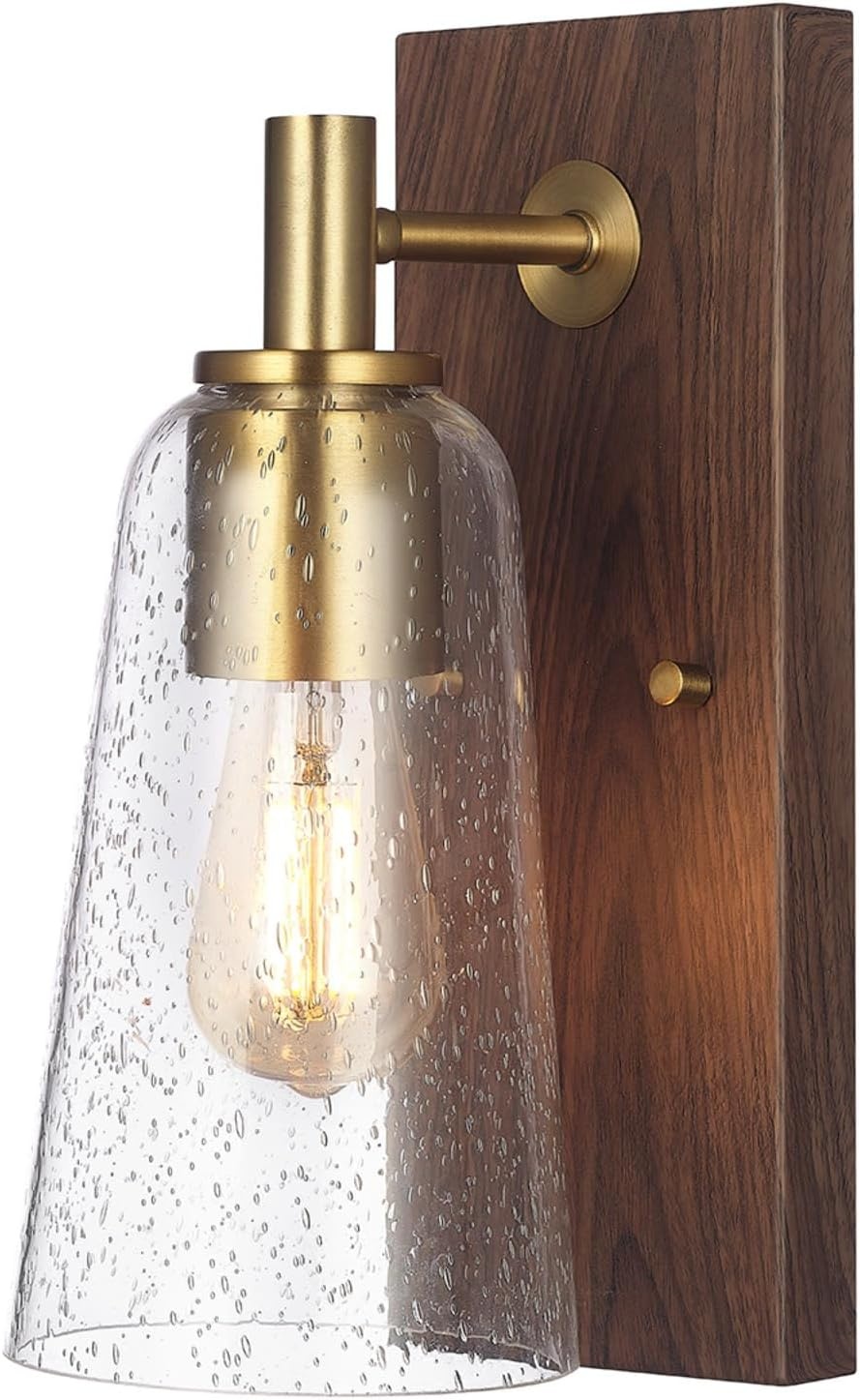 image:imageGlobe Electric 91005947 Brockton 12 Tall Wall Sconce with Glass Shade Matte Black