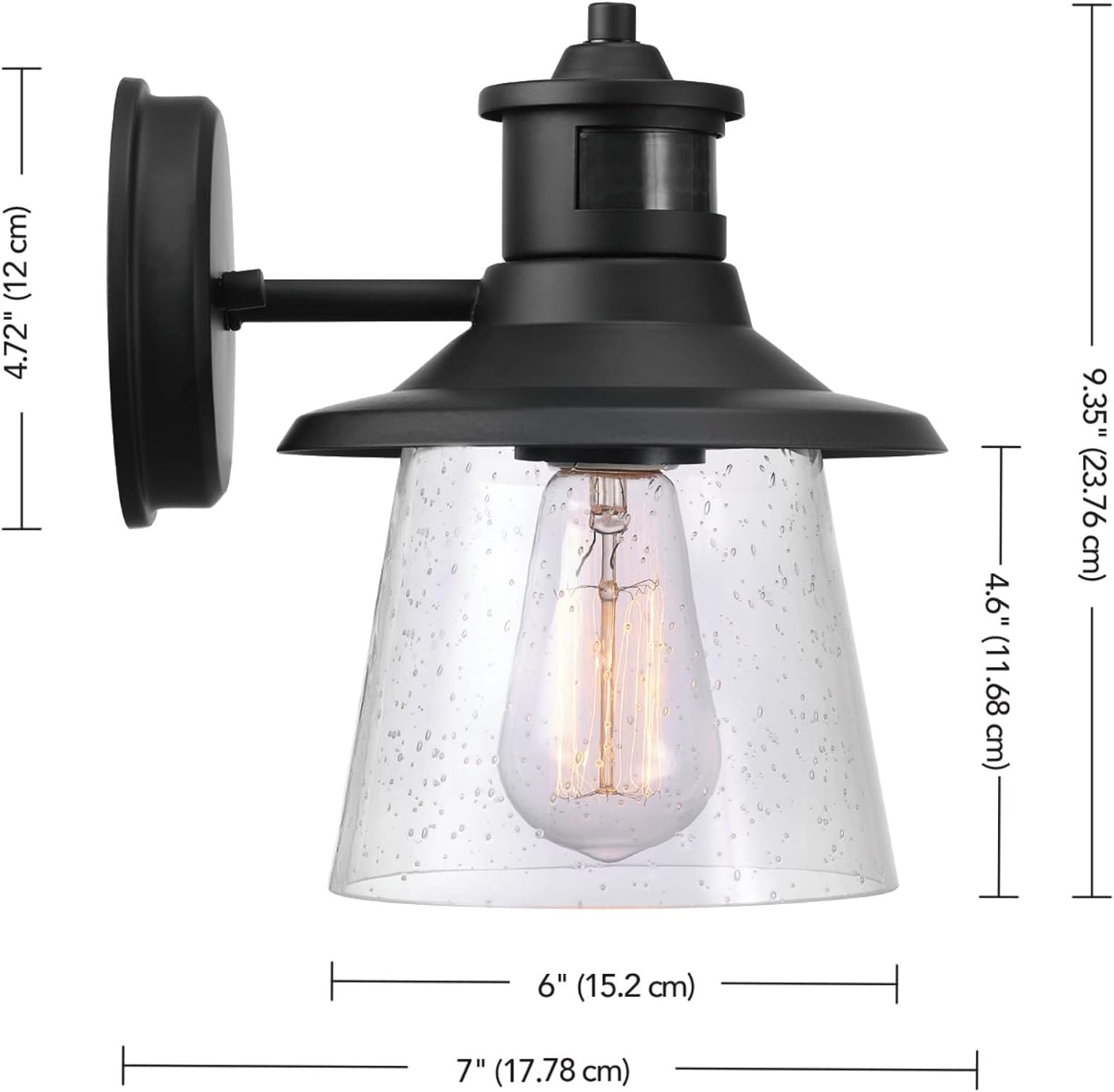 image:imageGlobe Electric 91007495 Juno 10 Tall Outdoor Wall Sconce Matte Black