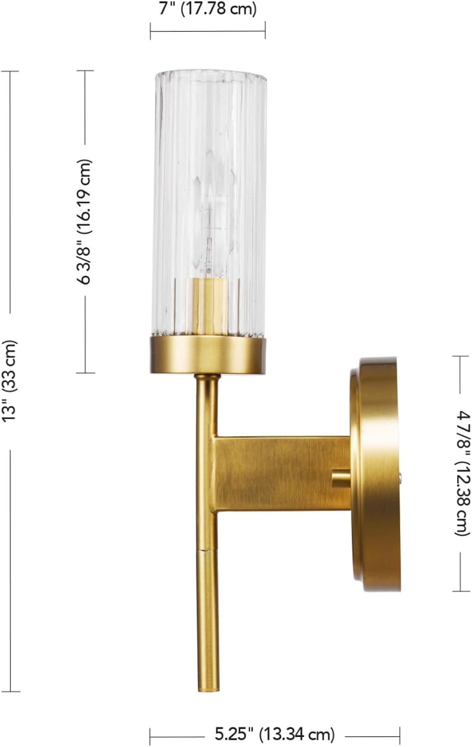 image:imageGlobe Electric 91009608 Allison 13 Tall Wall Sconce Matte
