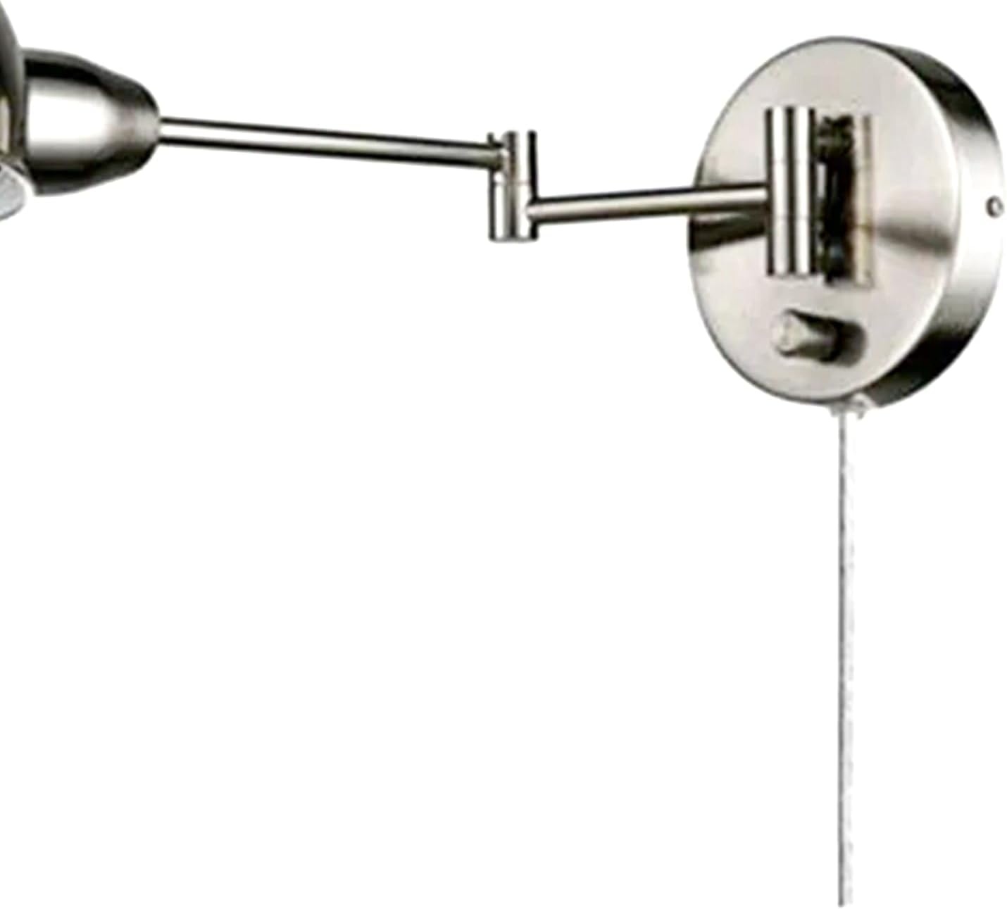image:imageGlobe Electric Company 12706 1 Light Pharmacy Sconce Brushed Steel