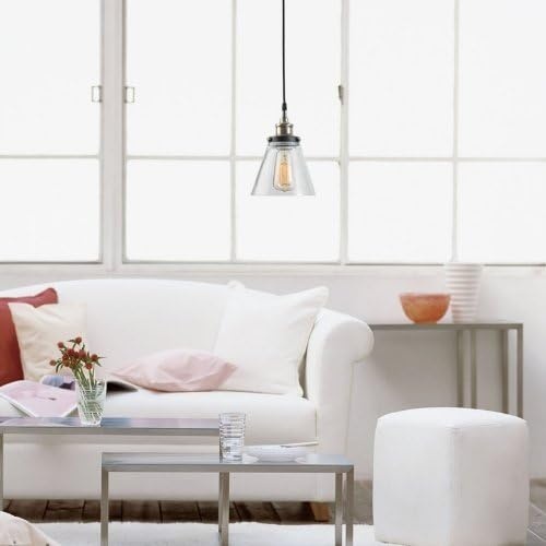 image:imageGlobe Electric Jackson 1Light Pendant Antique Brass Bronze Accent Glass Shade64750Antique Brass