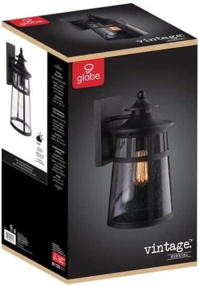 image:imageGlobe Electric Wall Sconce Ezekiel Brnz