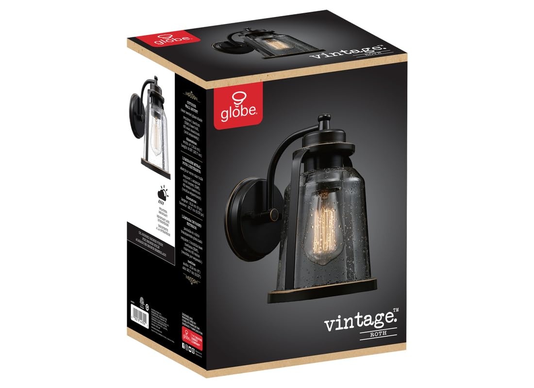 image:imageGlobe Electric Wall Sconce ROTH Brnz