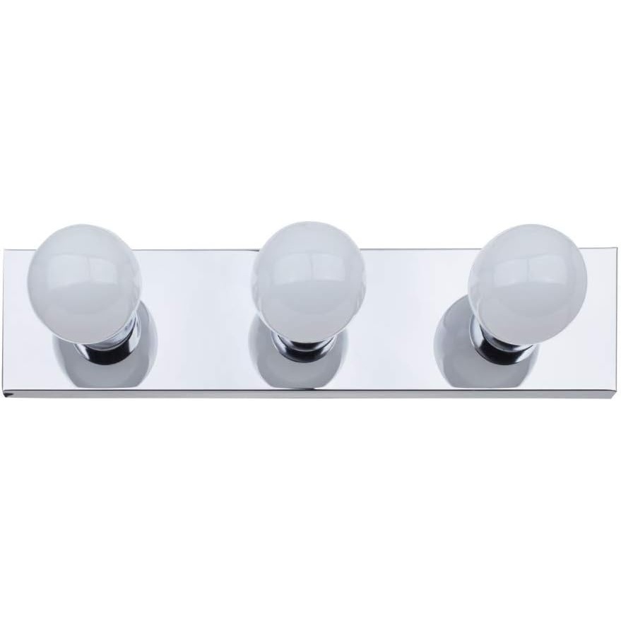 image:imageGLOBE ELECTRIC 51202 Cameron Collection 3 Chrome Fixture Vanity Light