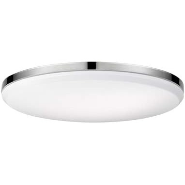 image:imageGlobe 65584 Ellington Collection LED Wall Lantern Ultra Slim ChromeFrosted with Bulb  Quantity 22