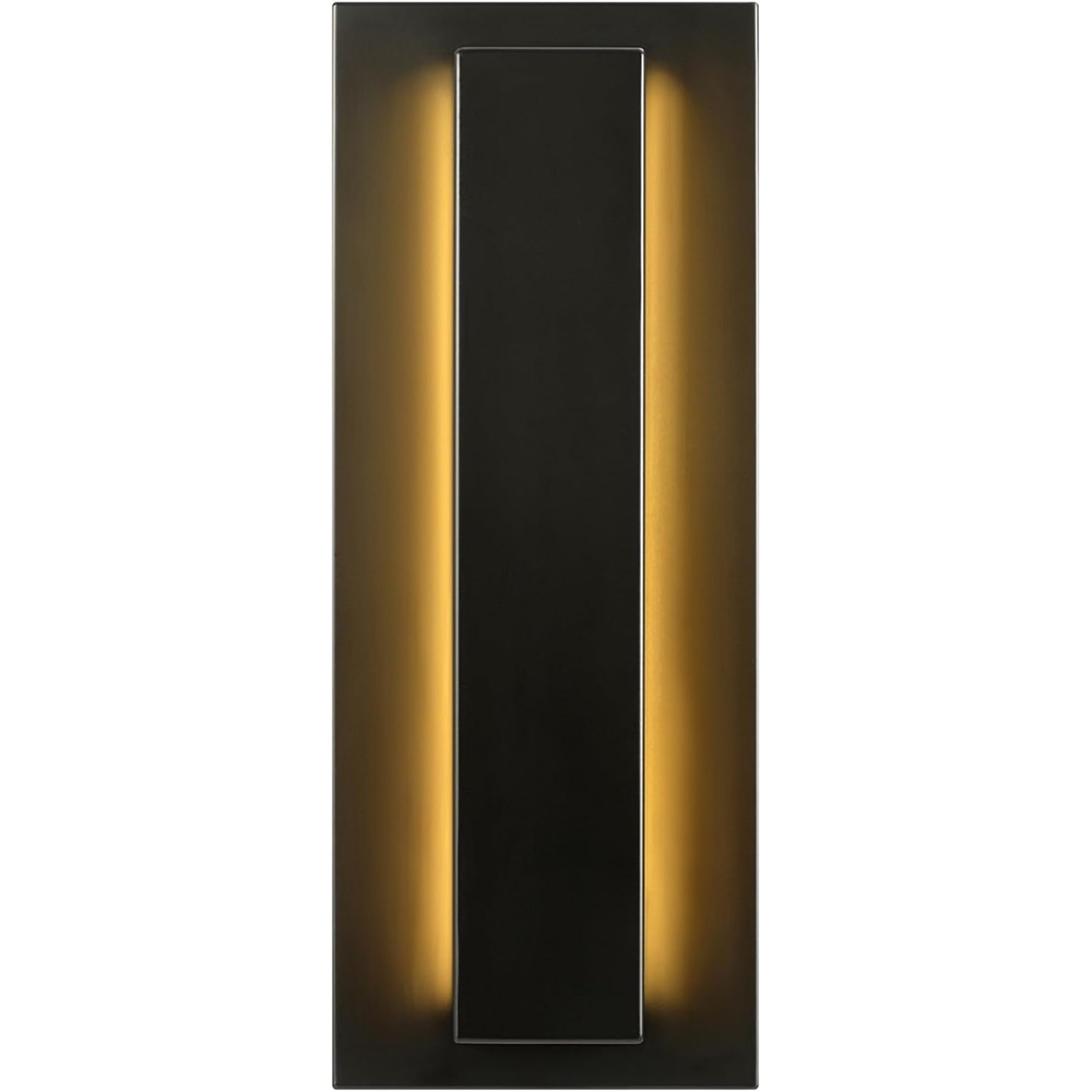 image:imageGlobe Electric 51432 LED Integrated Outdoor Indoor Wall Sconce Black 17 Watts 520 Lumens Back Porch Lights Front Patio Garage Fixture Exterior Lighting for HouseMatte Blackm Luxor