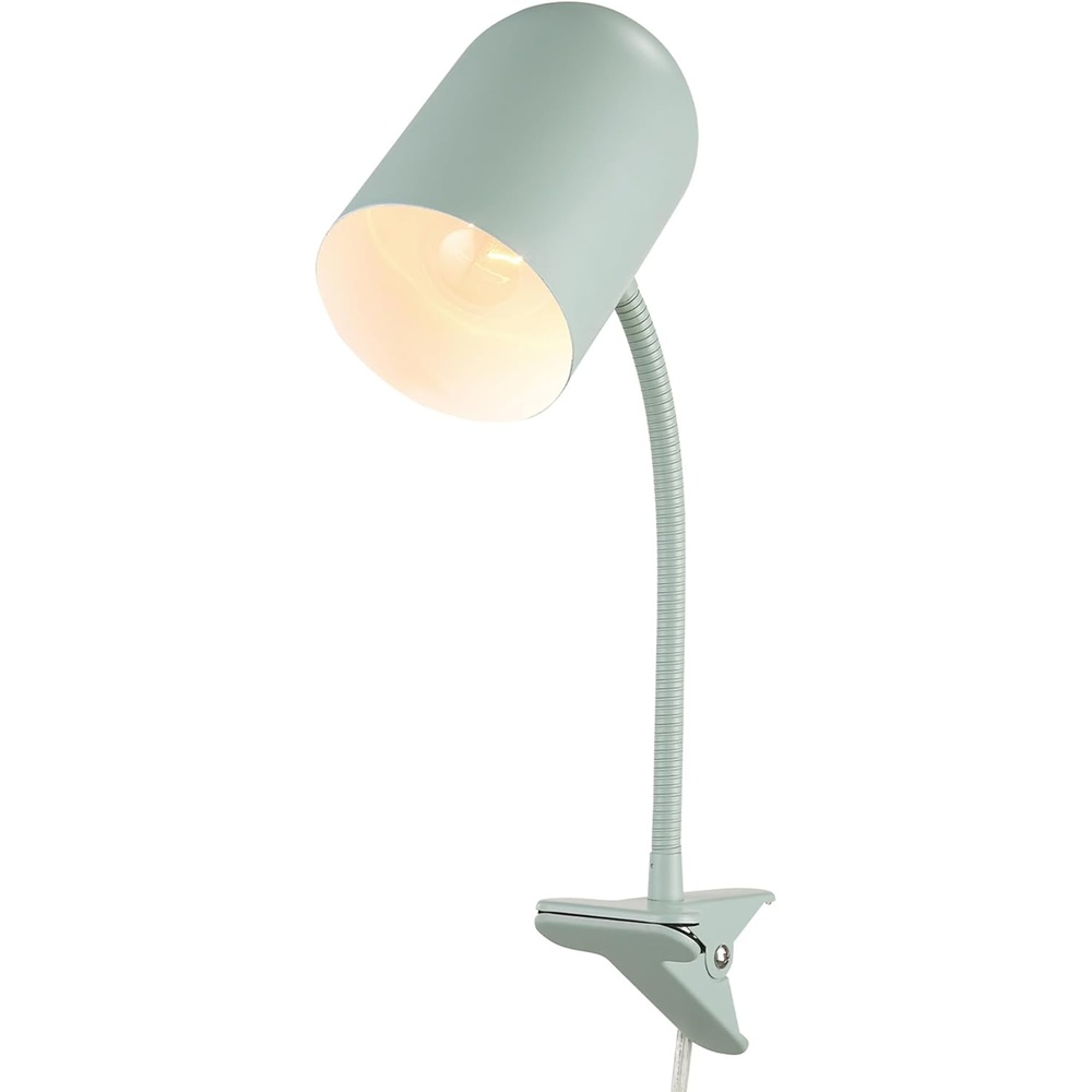 image:imageGlobe Electric 52302 Carter 15 ClipArm Desk Lamp Matte Teal Adjustable Gooseneck Arm inLine On Off SwitchMatte Teal