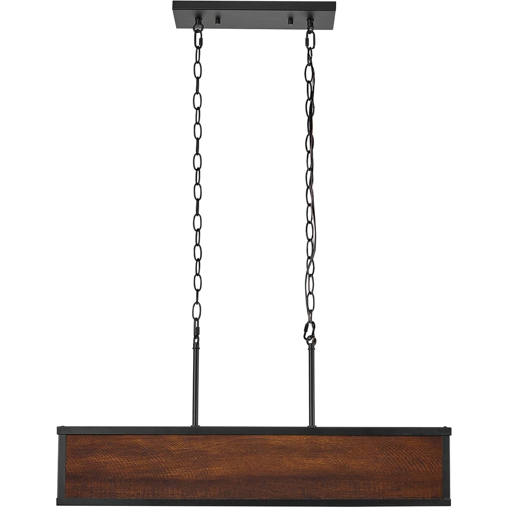 image:imageGlobe Electric 60334 Johnnie Pendant Lighting Faux WoodFaux Wood