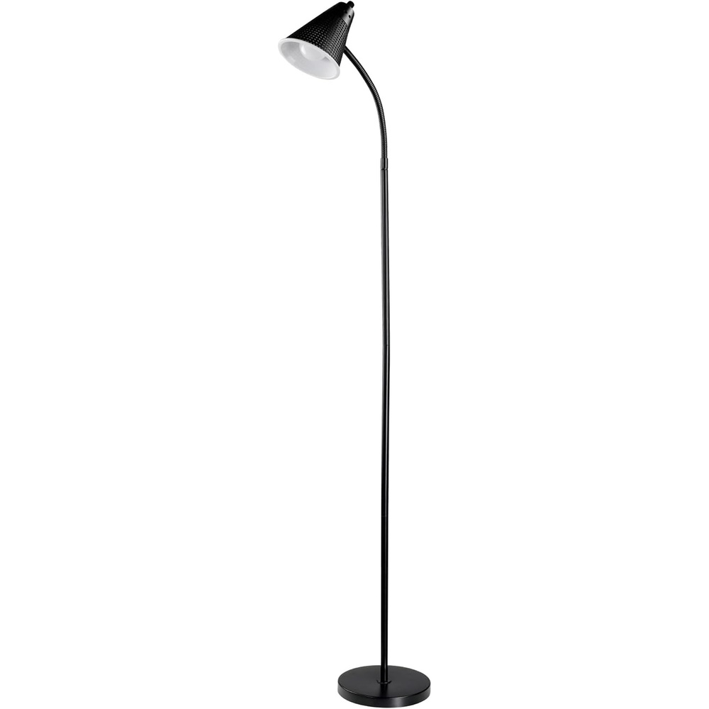 image:imageGlobe Electric 63361 Gatineau 71 Dark Bronze Floor Lamp with Alabaster Glass ShadeMinimalist