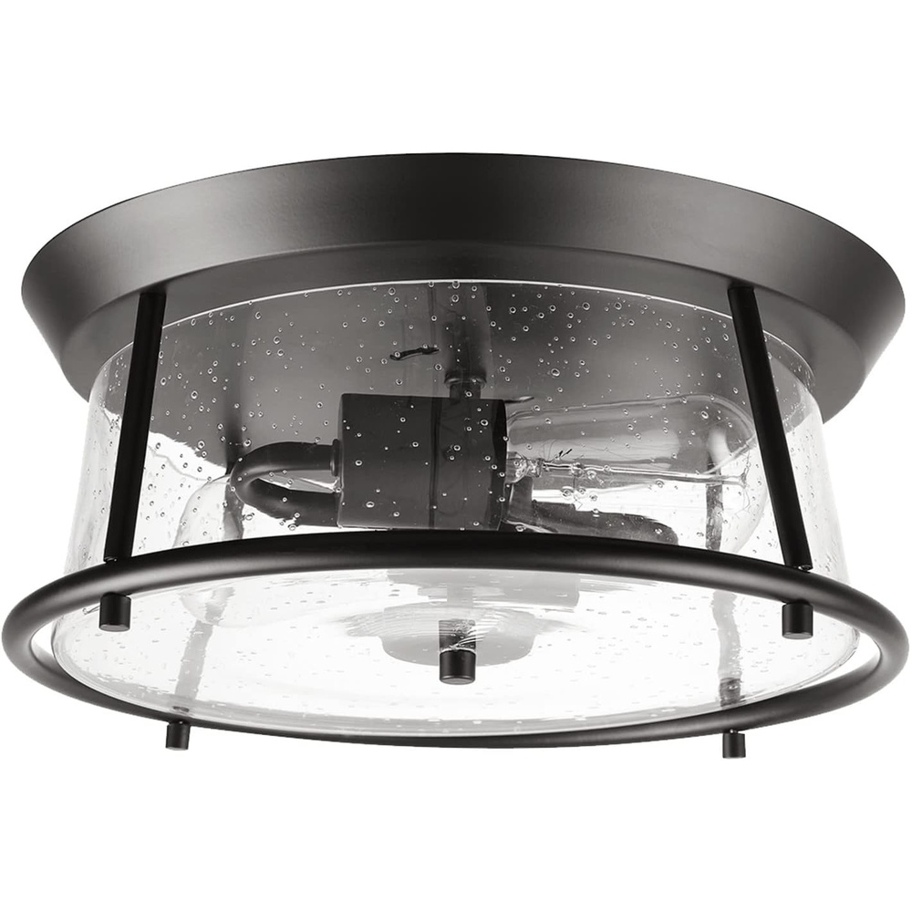 image:imageGlobe Electric 64023 1Light Pendant Polished Chrome Finish Clear Glass Shade with Frosted Glass Insert Pendant Light Fixture Adjustable Height Light Fixture Ceiling Hanging Bulb Not IncludedDark Bronze