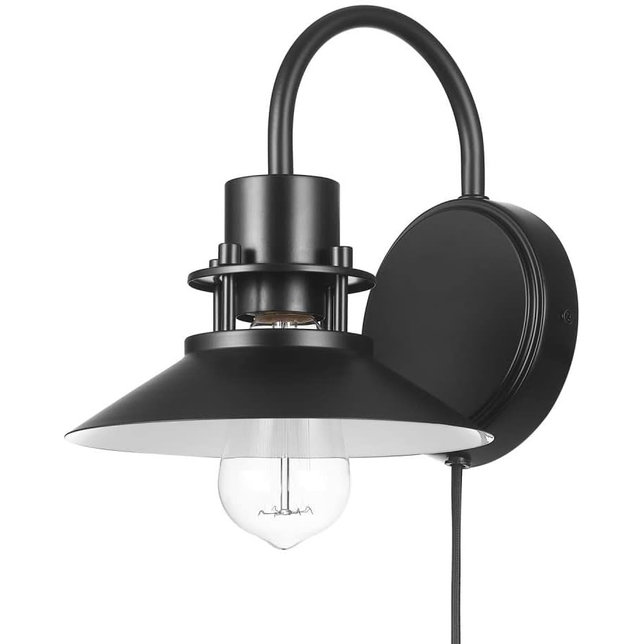 image:imageGlobe Electric 91002778 Wren 8 Tall Wall Sconce  Matte Black
